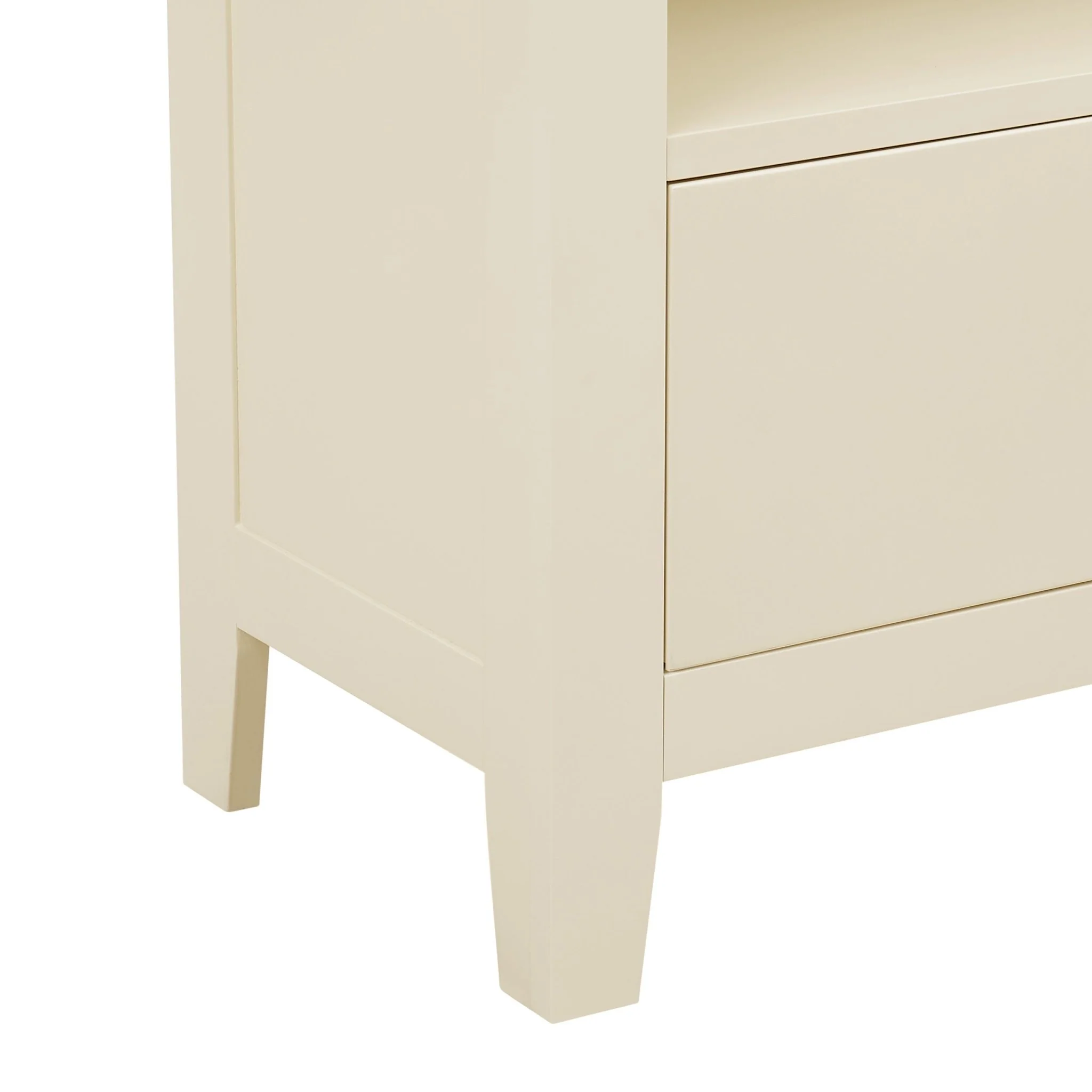 Poppy Bookshelf with Drawer - Cream - Image 5