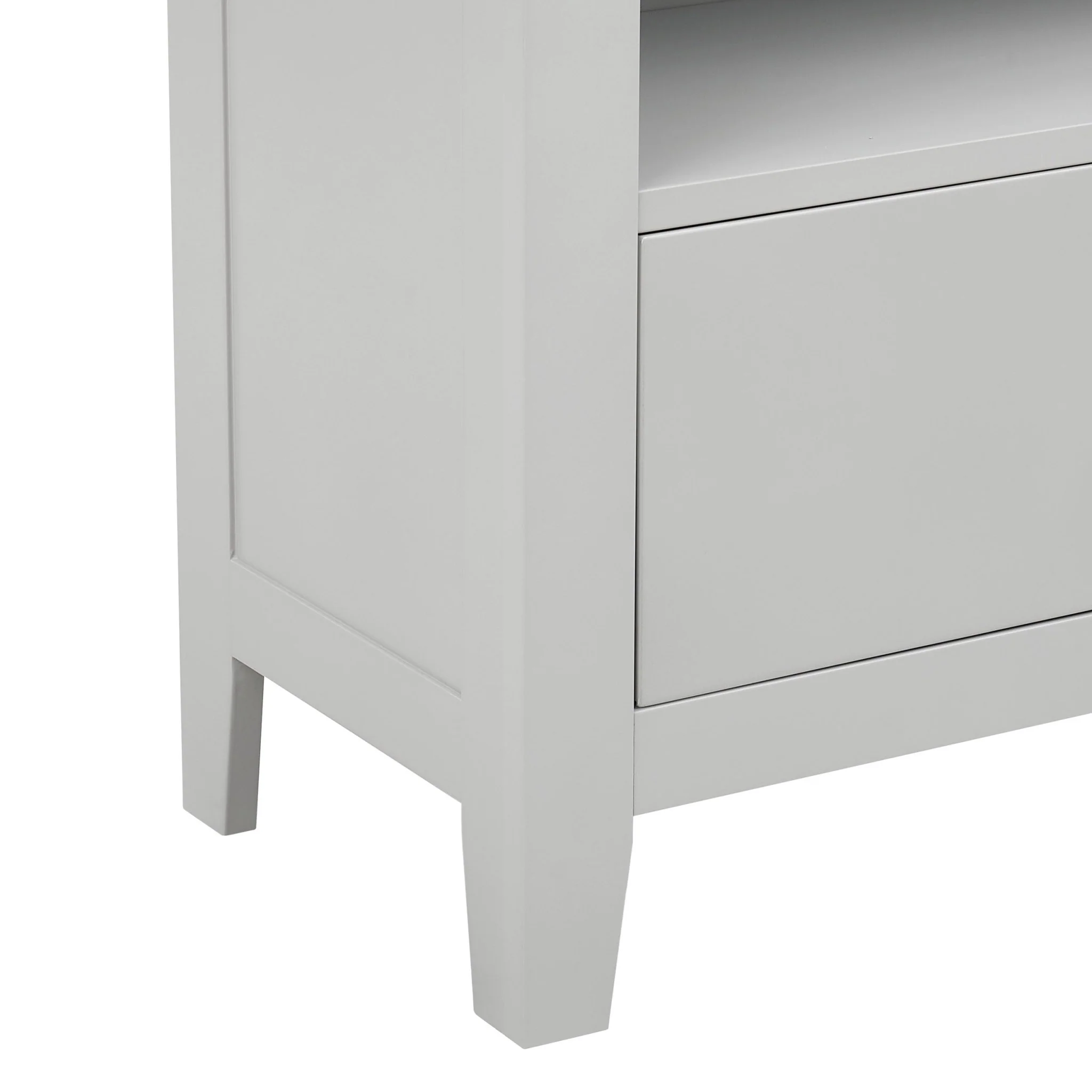 Poppy Bookshelf with Drawer - Grey - Image 8