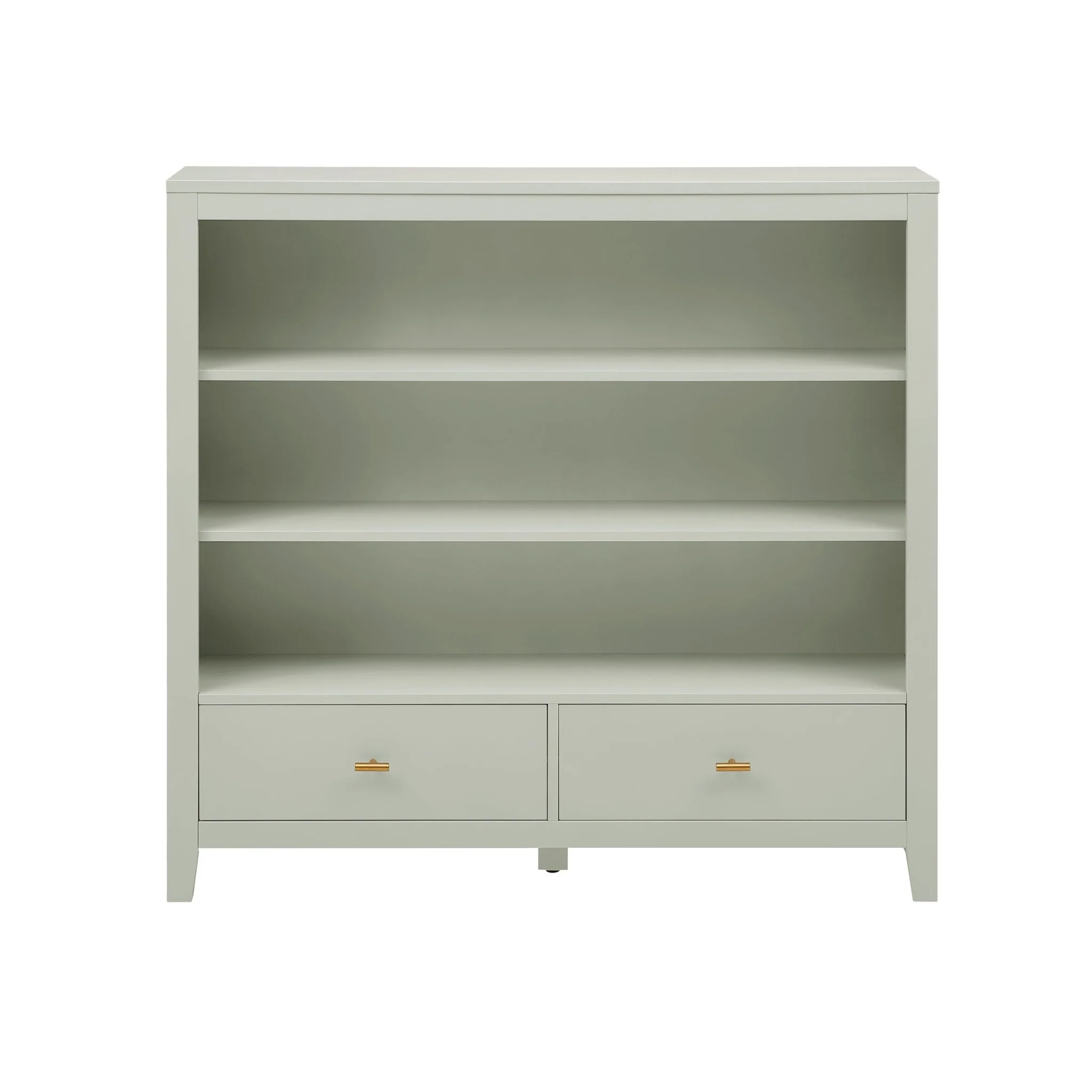 Poppy Bookshelf with Drawer - Sage Green - Image 3