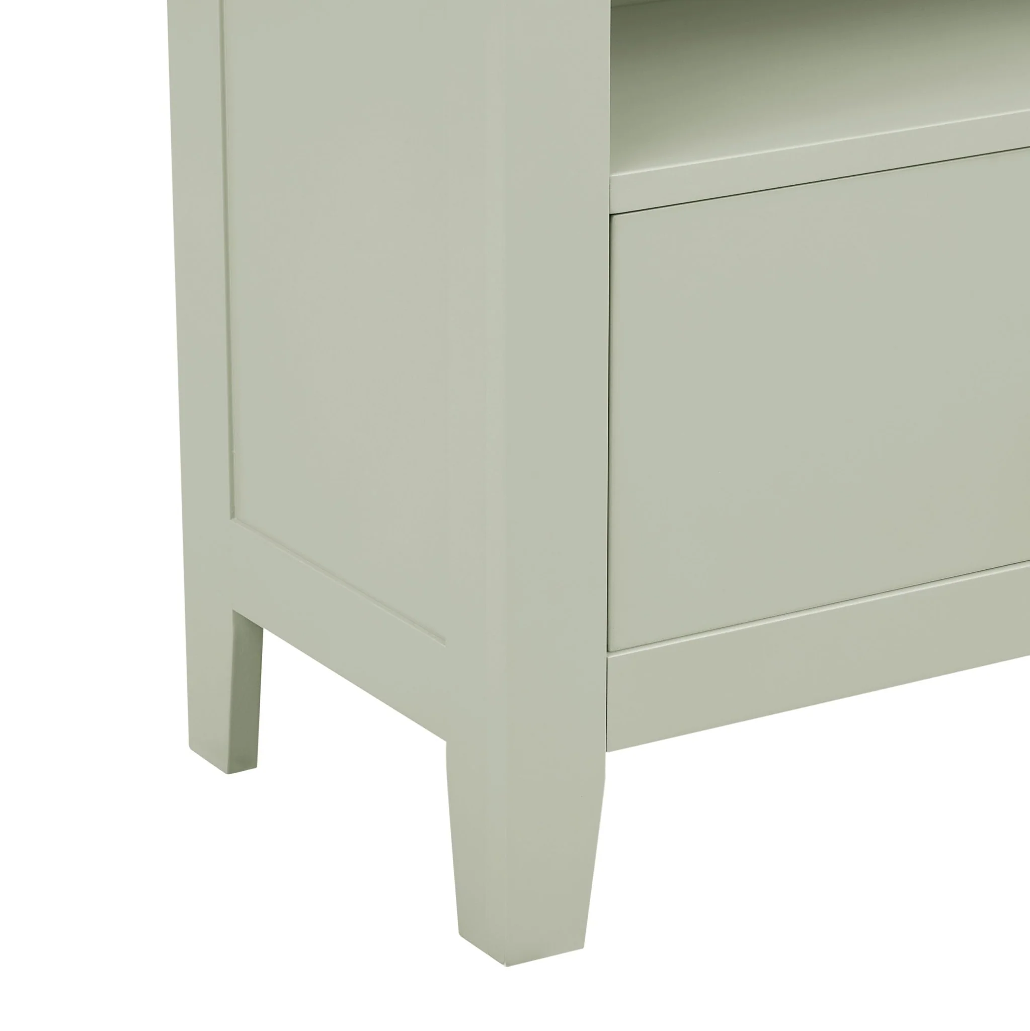 Poppy Bookshelf with Drawer - Sage Green - Image 7