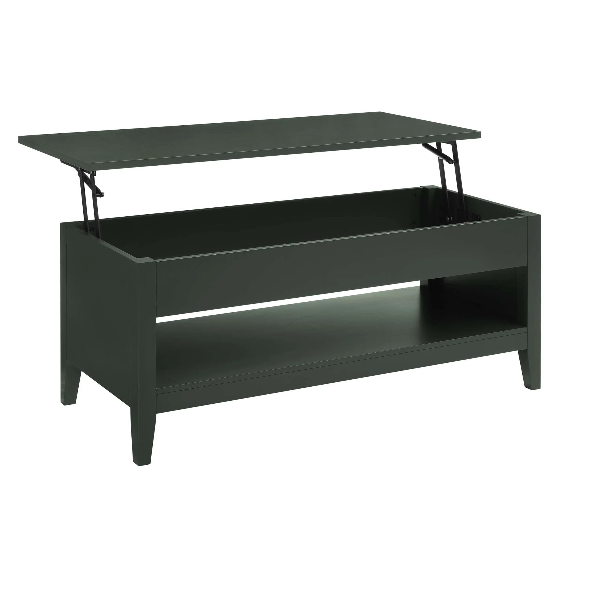 Poppy Coffee Table Desk - Forest Green - Image 4