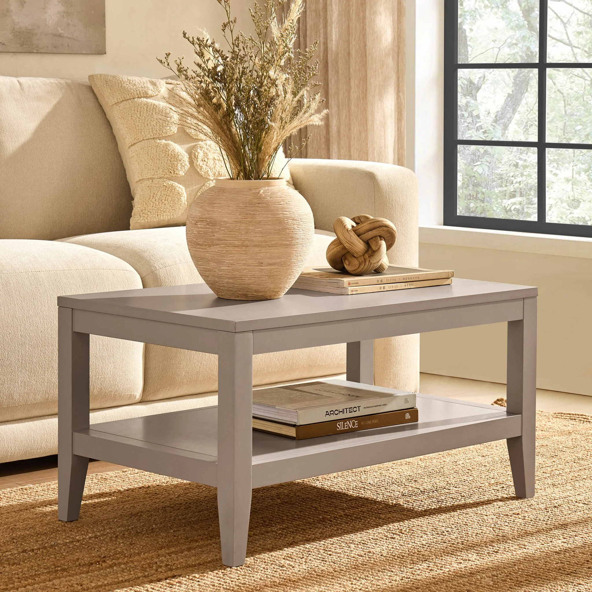 Poppy Coffee Table - Taupe