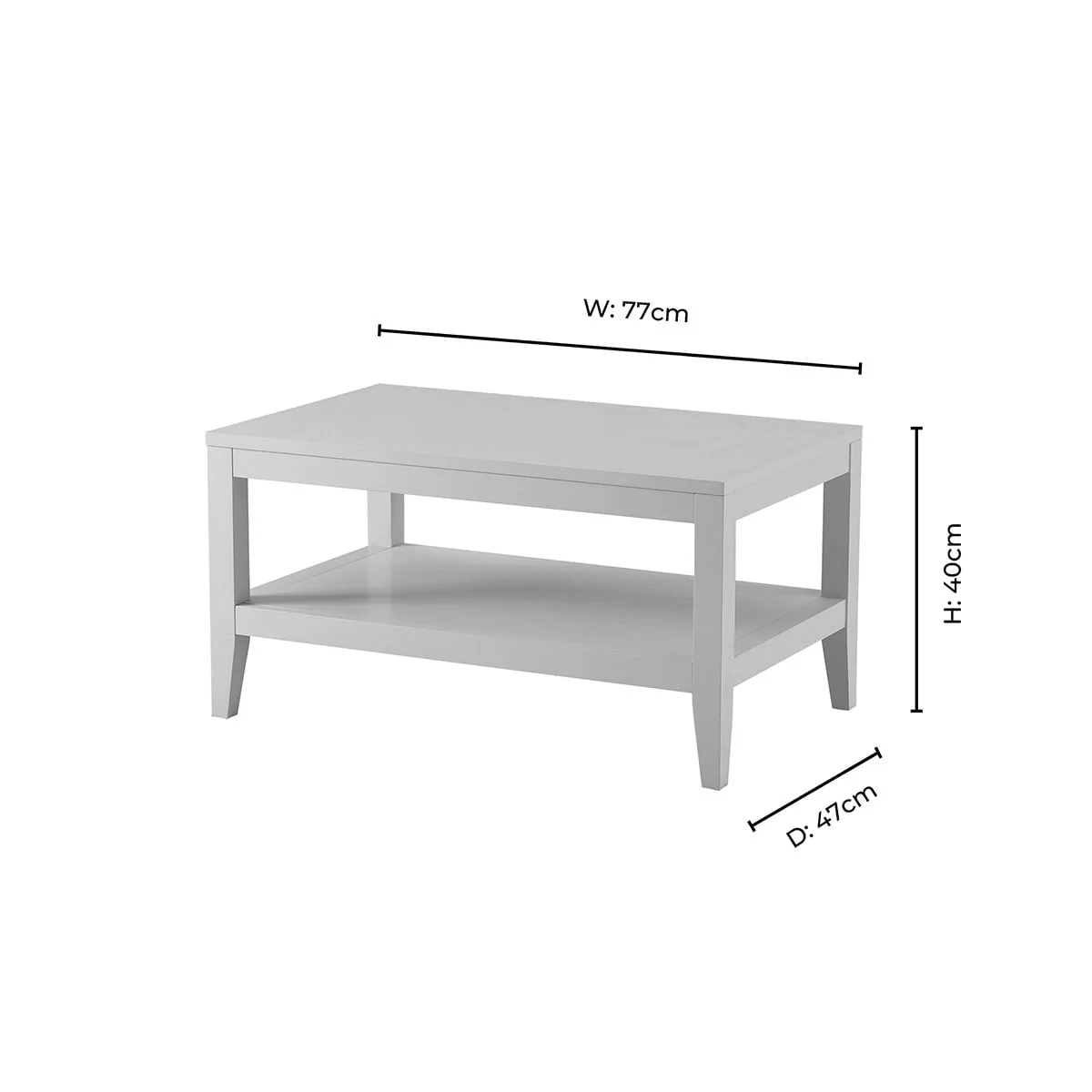 Poppy Coffee Table - Cream - Image 7