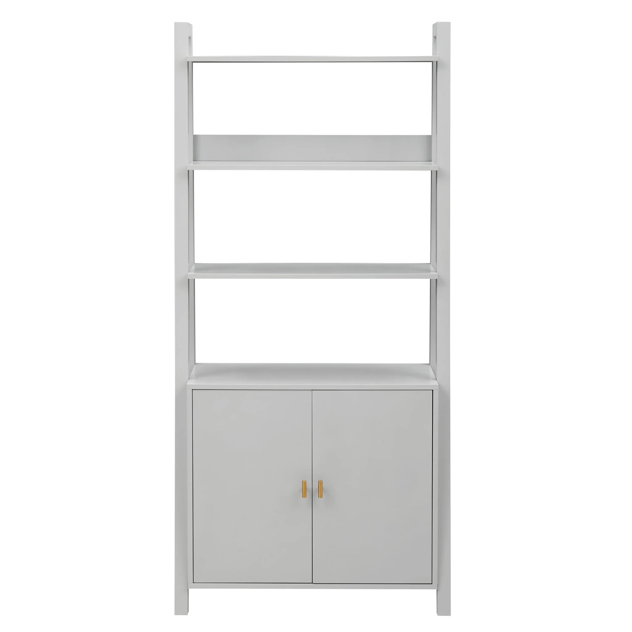 Poppy Hallway Shelf with Cupboard - Grey - Image 3