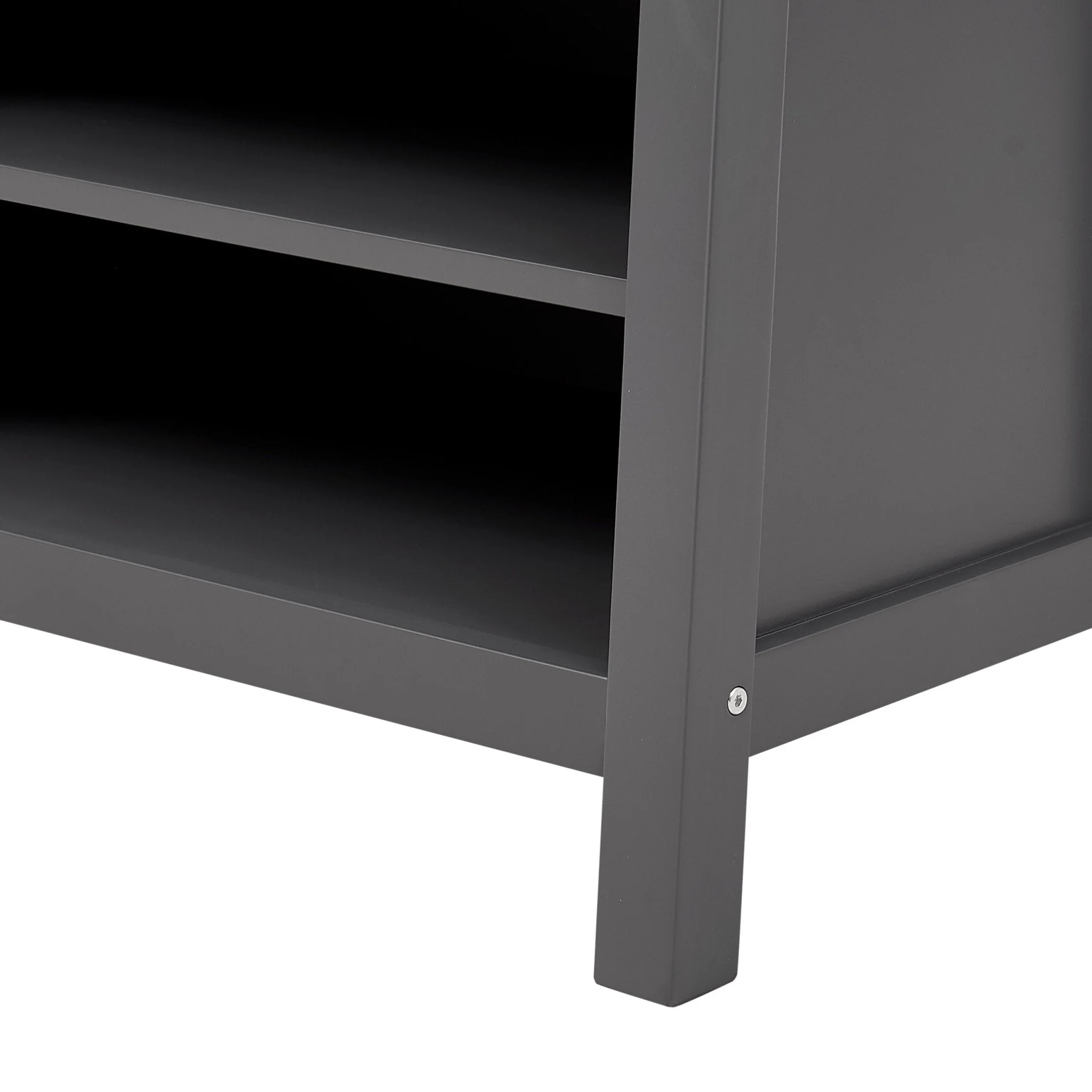 Poppy Hallway Shelf with Hooks - Charcoal - Image 6