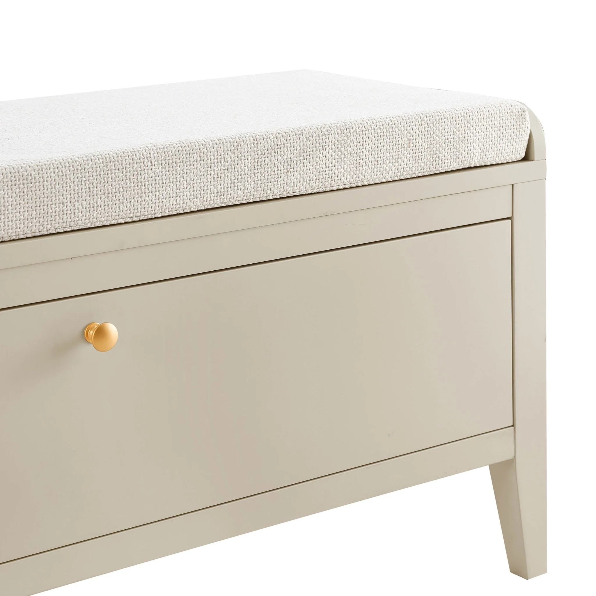 Poppy Seated Storage Cabinet - Cream - Image 6