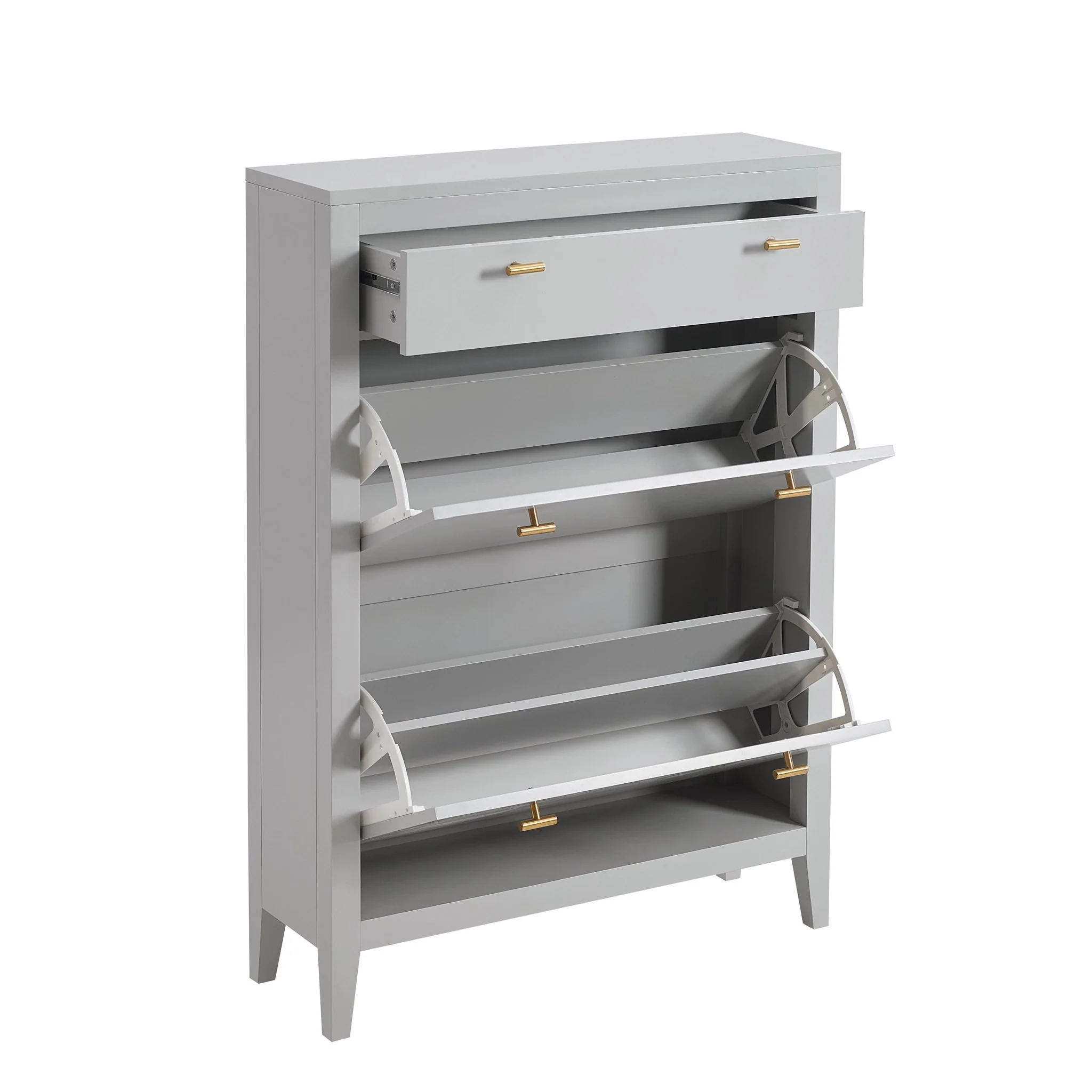 Poppy Shoe Cabinet - Grey - Image 5