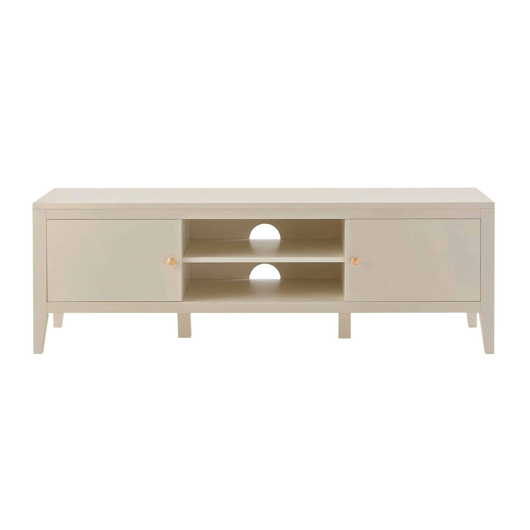 Poppy Tv Unit for TVs up to 55" - Cream - Image 3