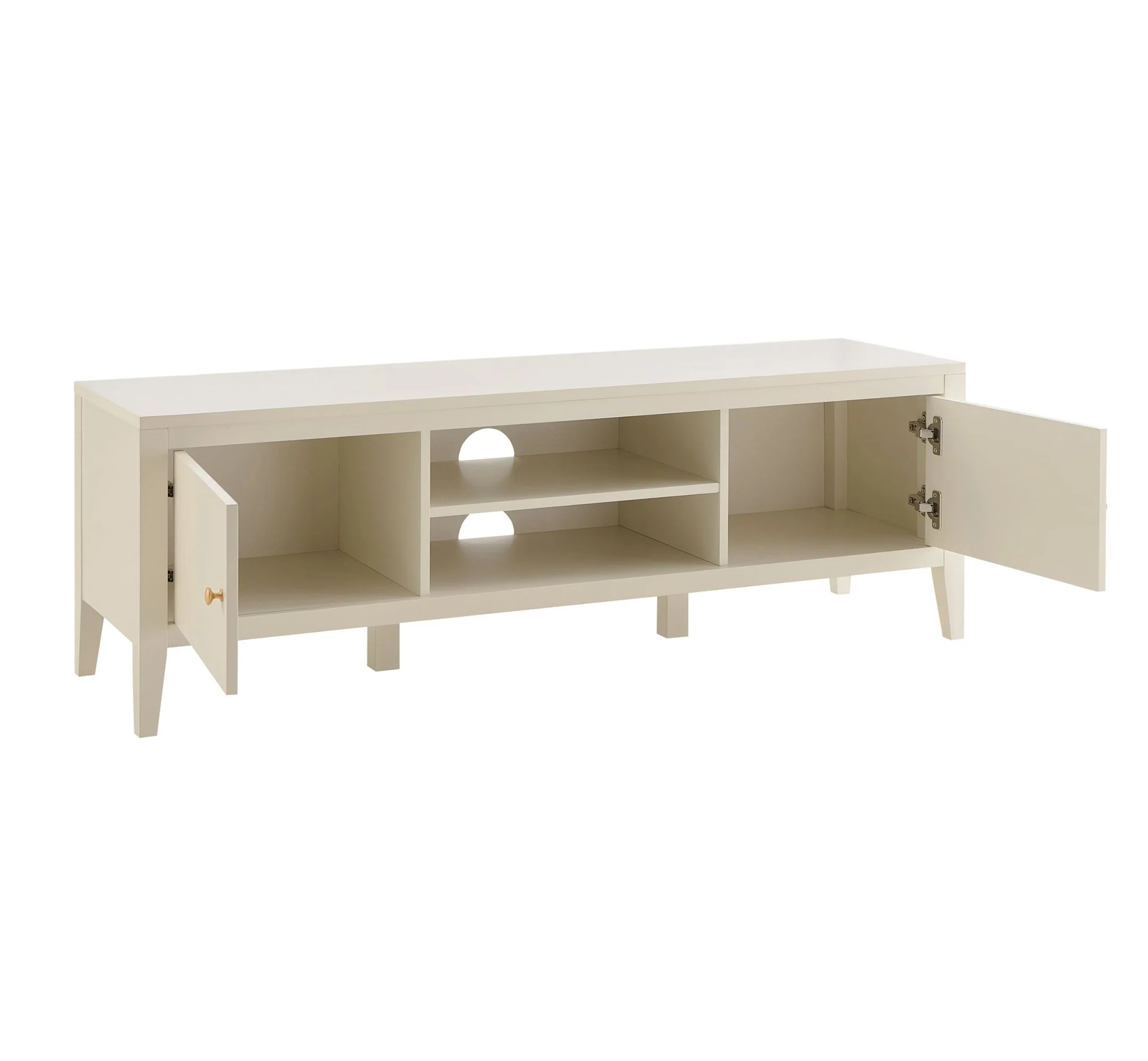 Poppy Tv Unit for TVs up to 55" - Cream - Image 5