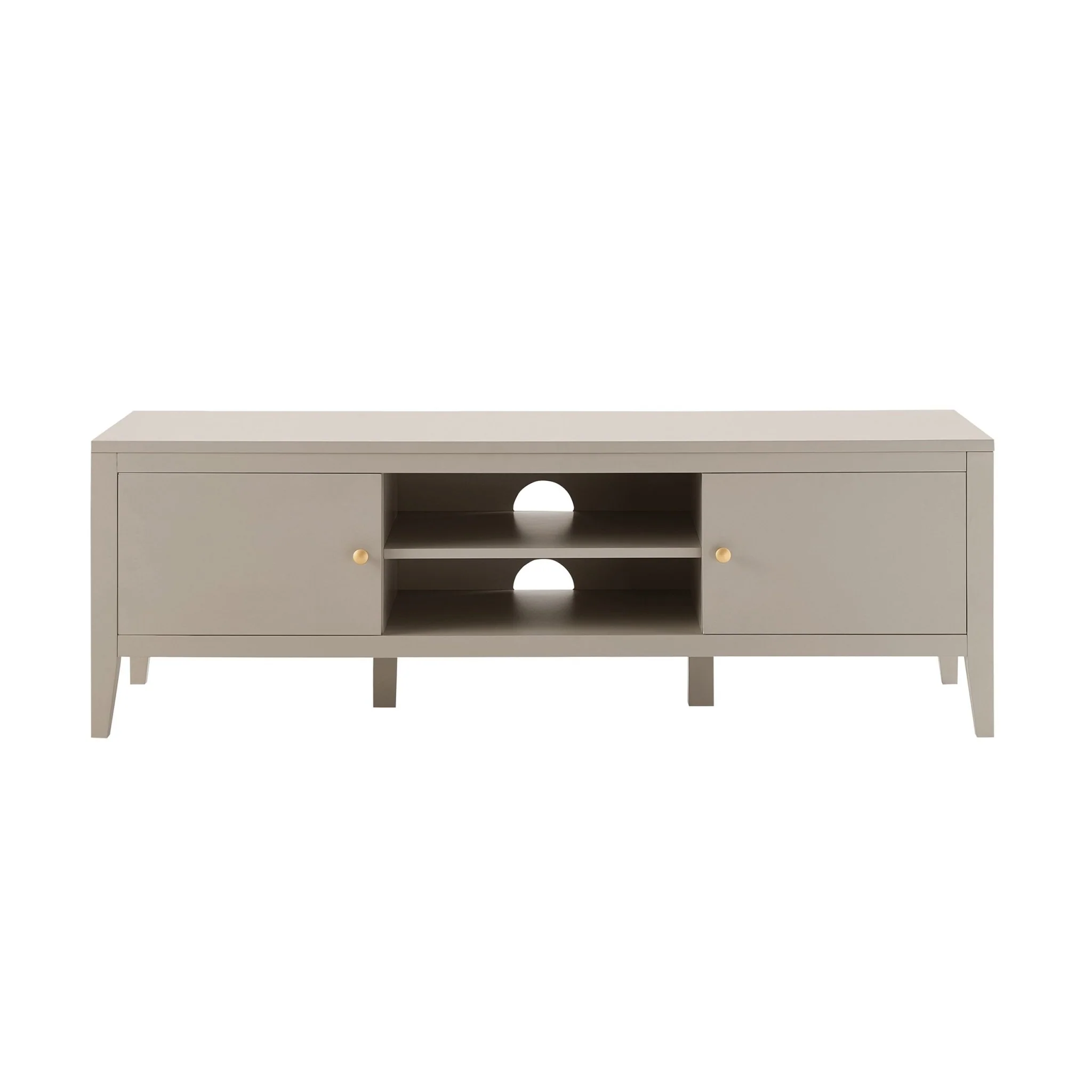 Poppy Tv Unit for TVs up to 55" - Taupe - Image 4