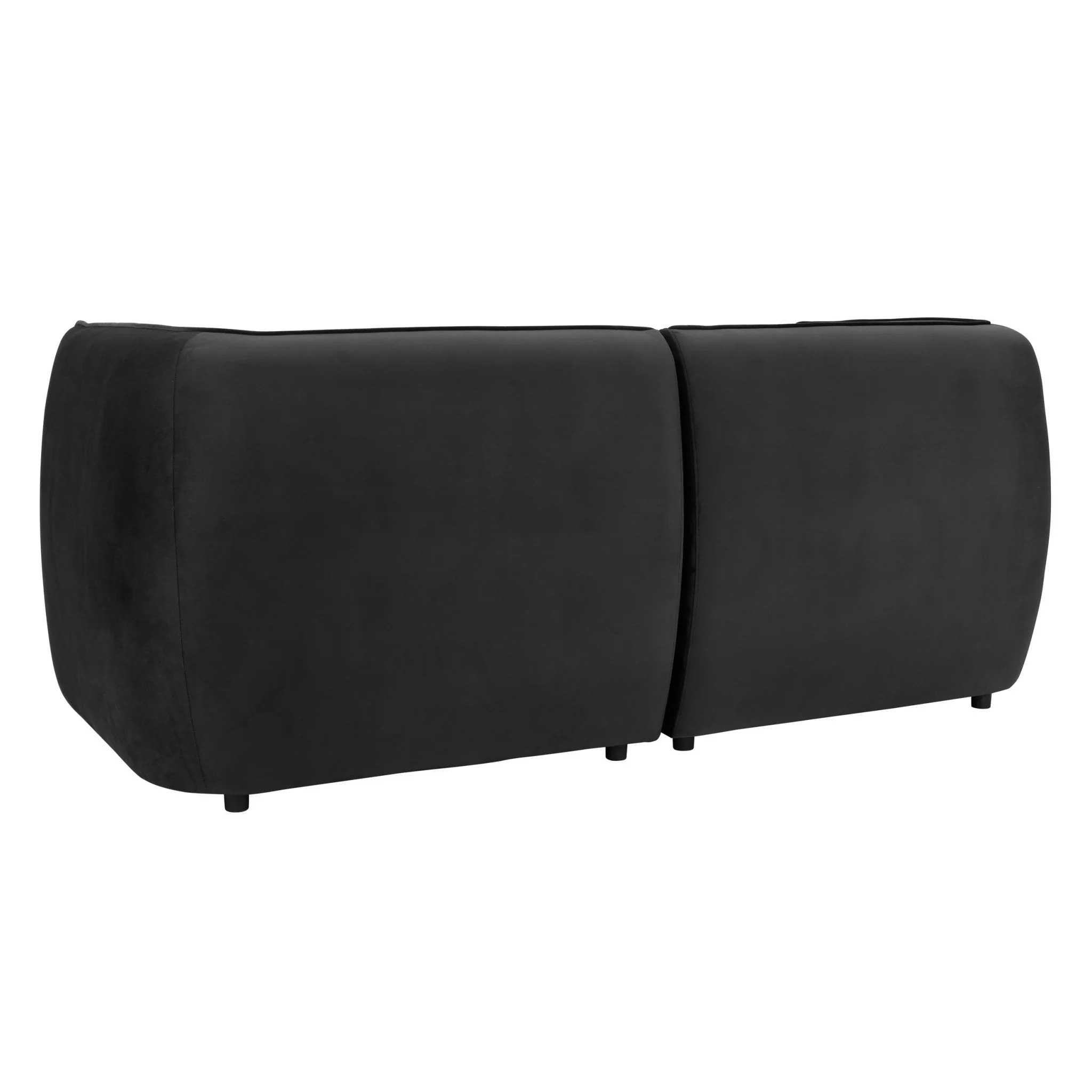 Porto 2 Seater Modular Sofa - Velvet Ink - Image 6