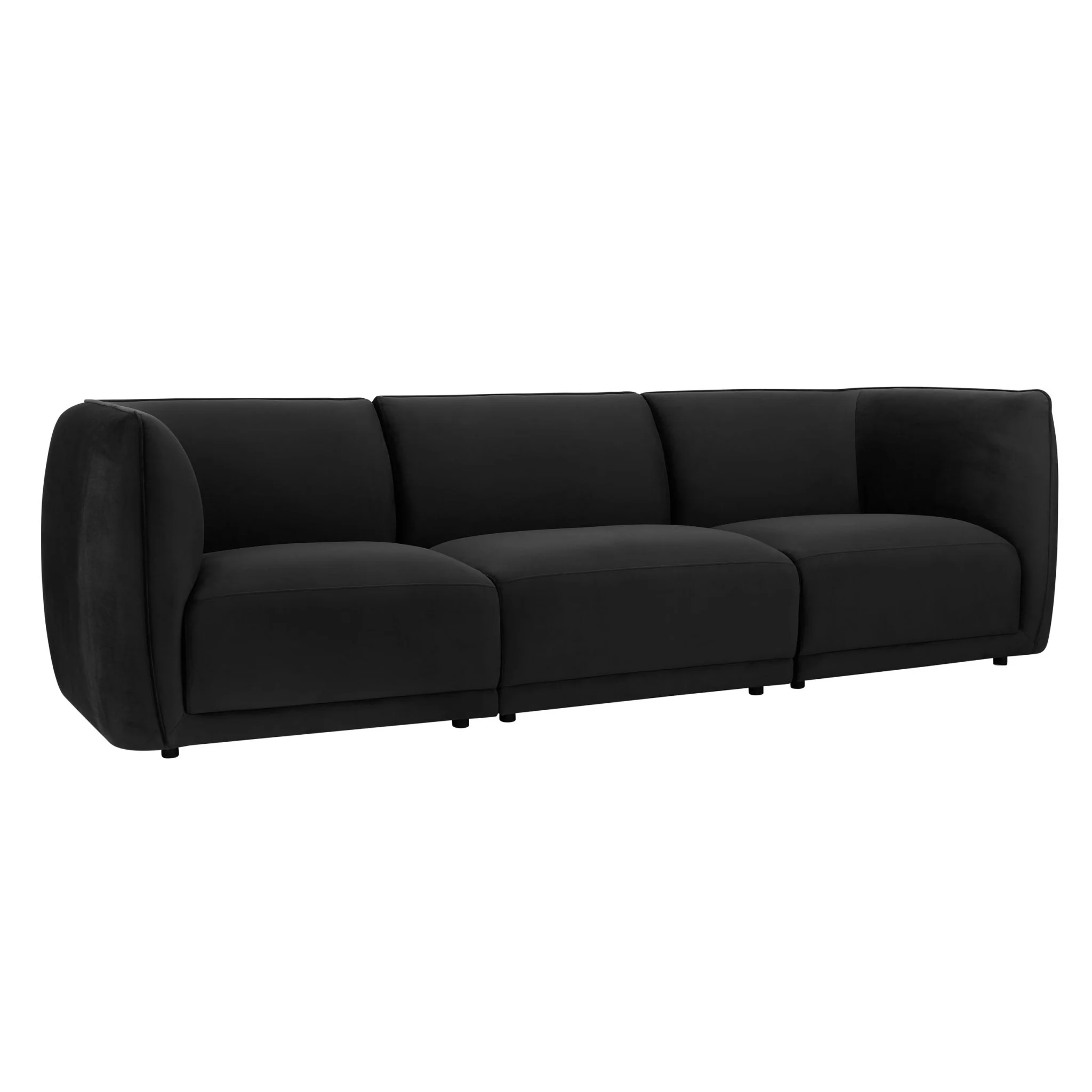 Porto 3 Seater Modular Sofa - Velvet Ink - Image 5