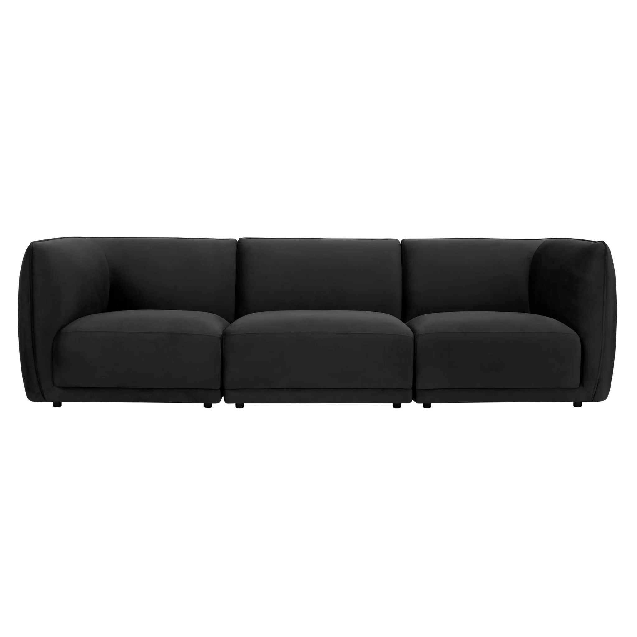 Porto 3 Seater Modular Sofa - Velvet Ink - Image 6