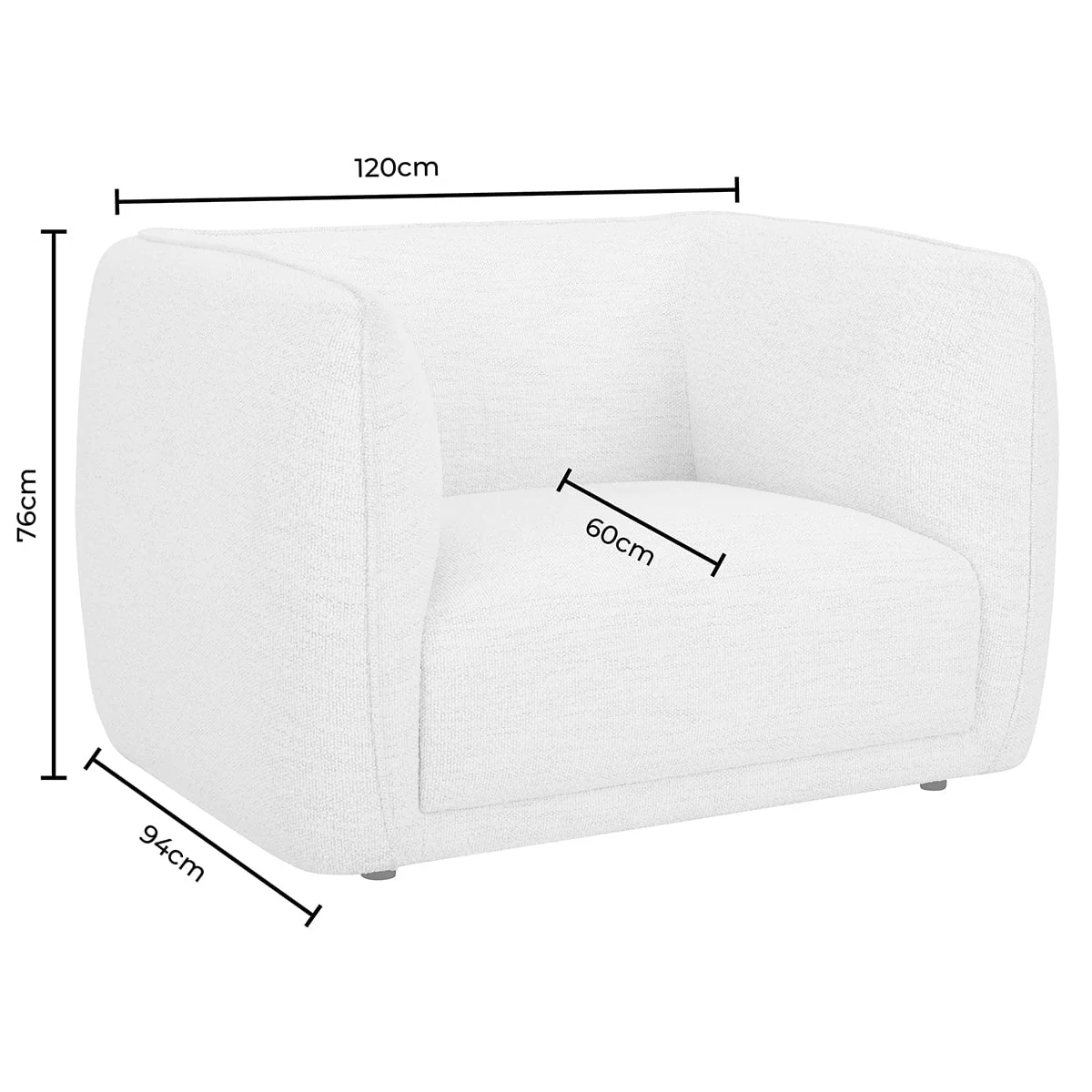 Porto Loveseat - Velvet Ink - Image 9