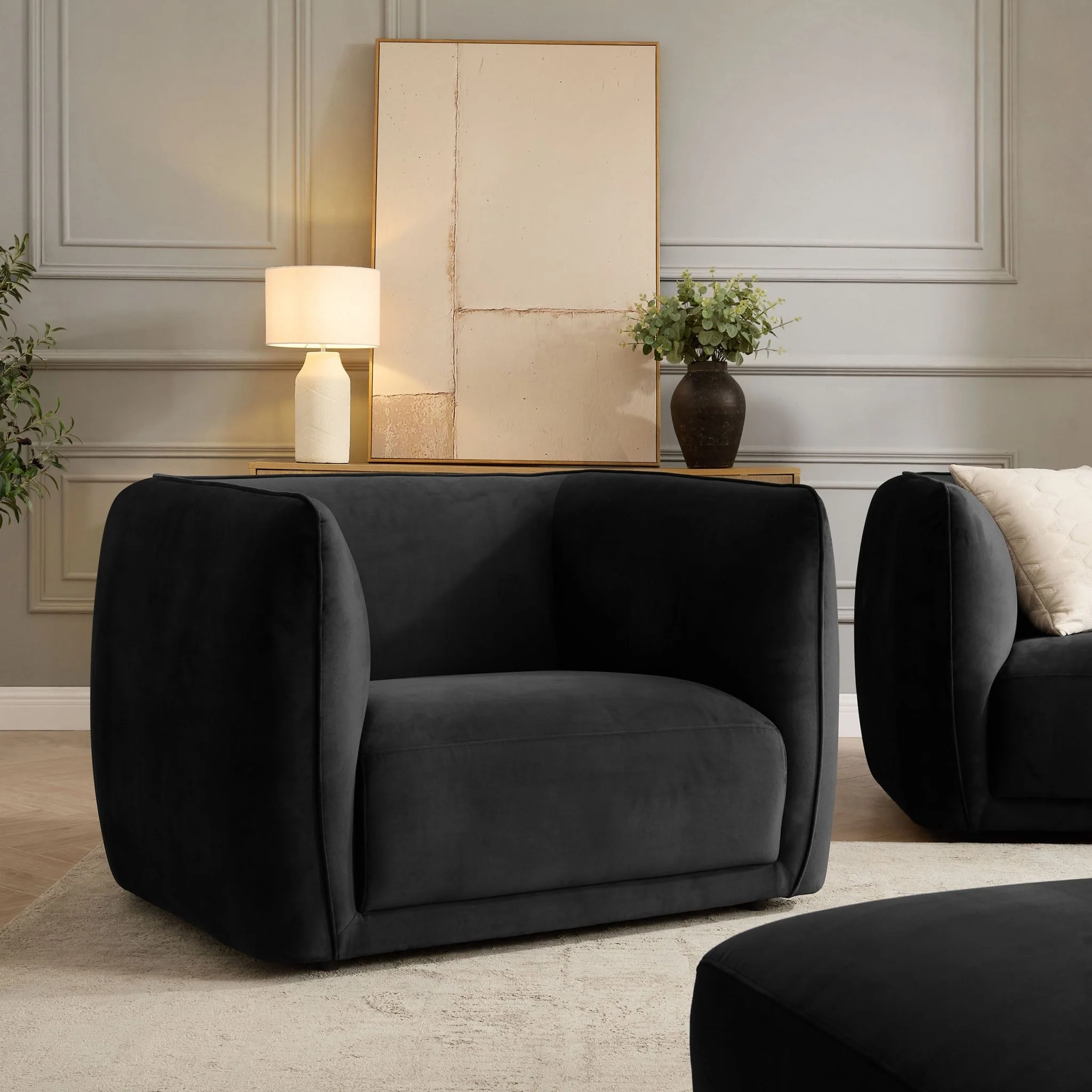 Porto Loveseat - Velvet Ink