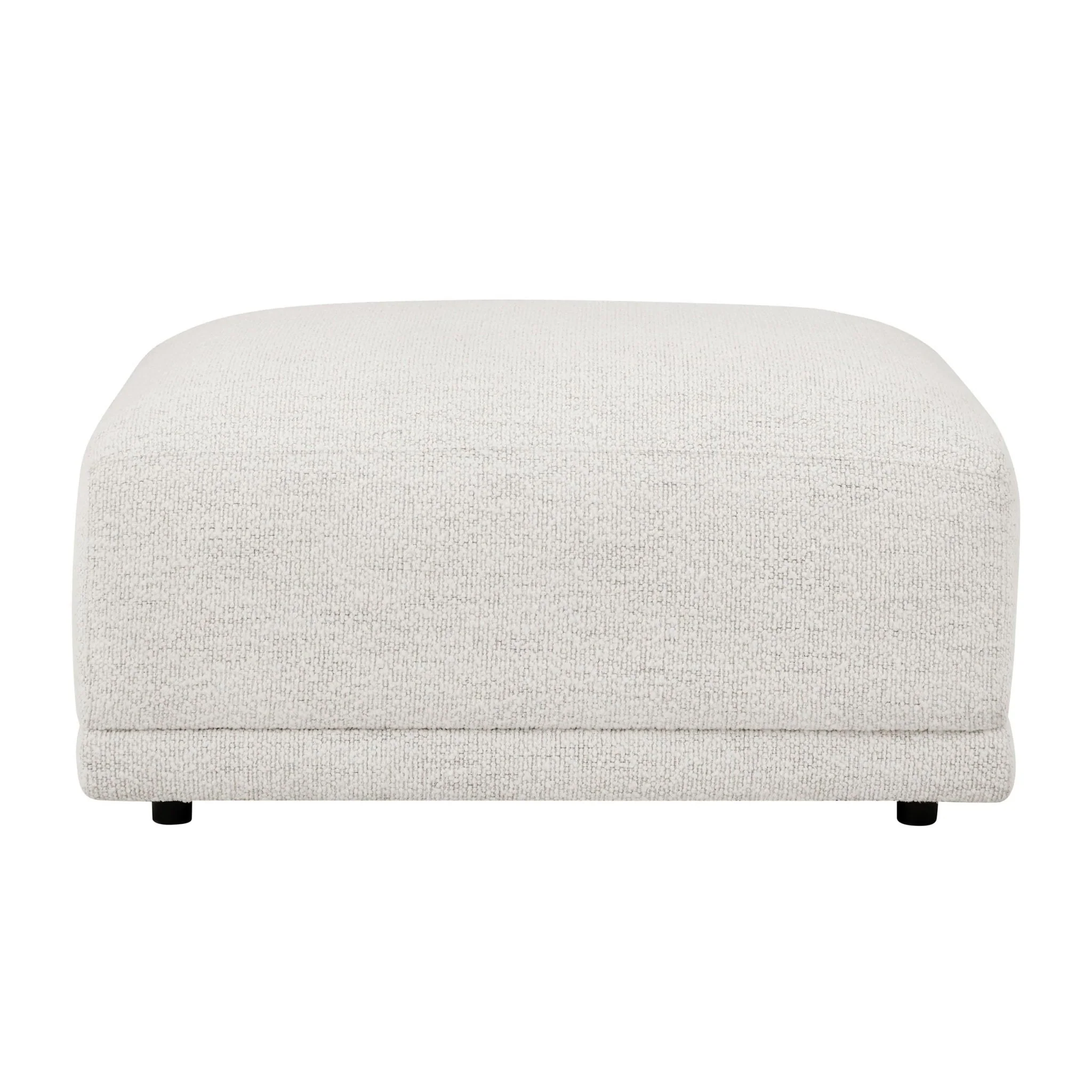 Porto Pouffe - Boucle Ivory - Image 2