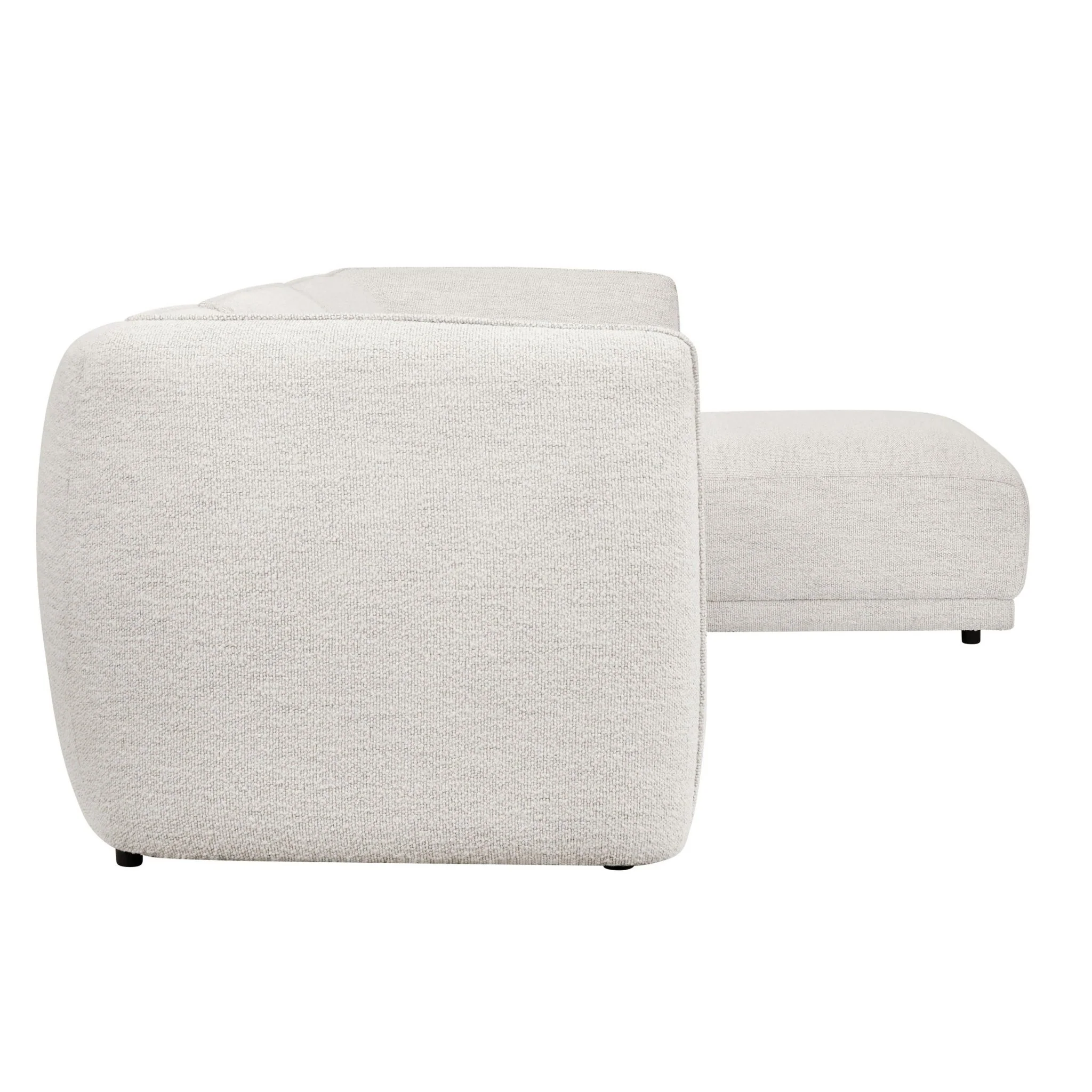 Porto Right Hand Modular Chaise - Boucle Ivory - Image 5