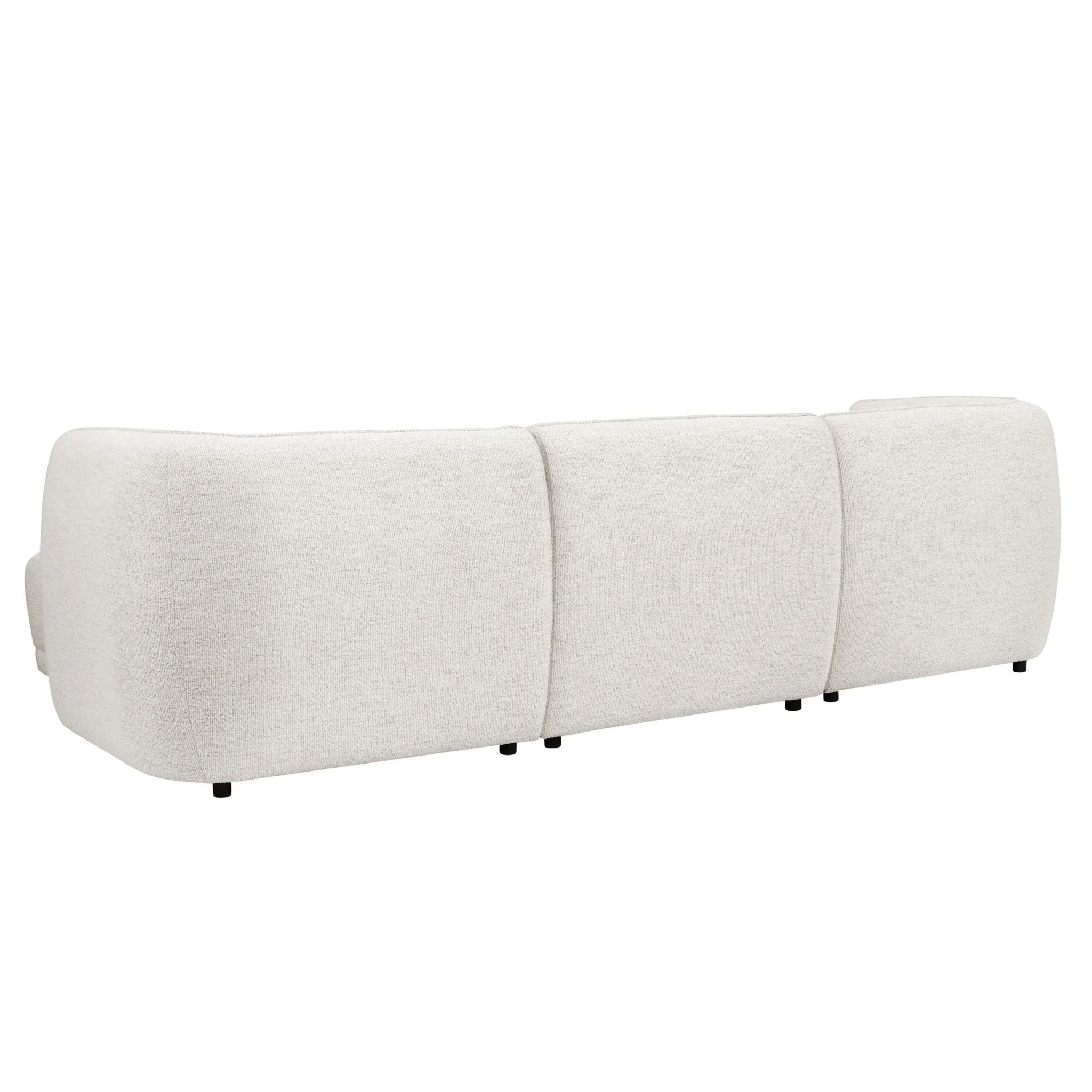 Porto Right Hand Modular Chaise - Boucle Ivory - Image 6