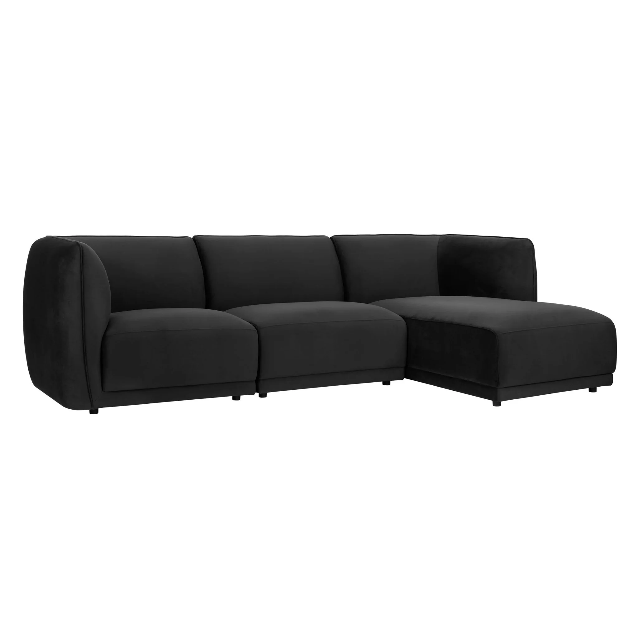 Porto Right Hand Modular Chaise - Velvet Ink - Image 4