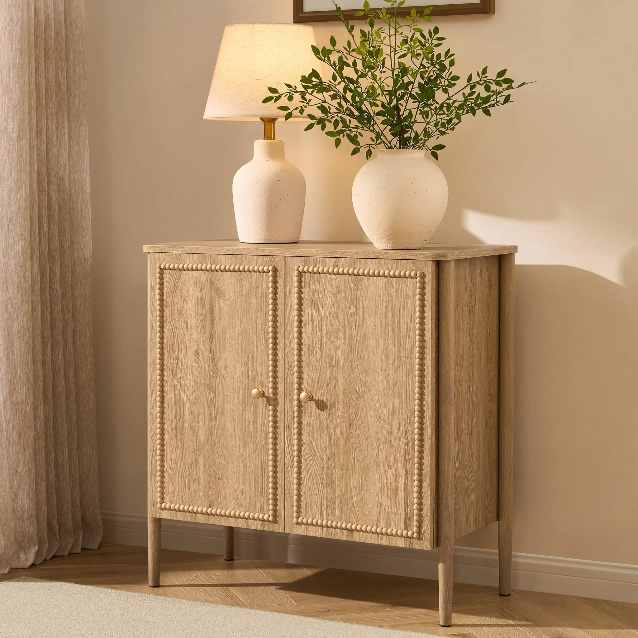 Posy 2 Door Sideboard - Light Wood - Image 2