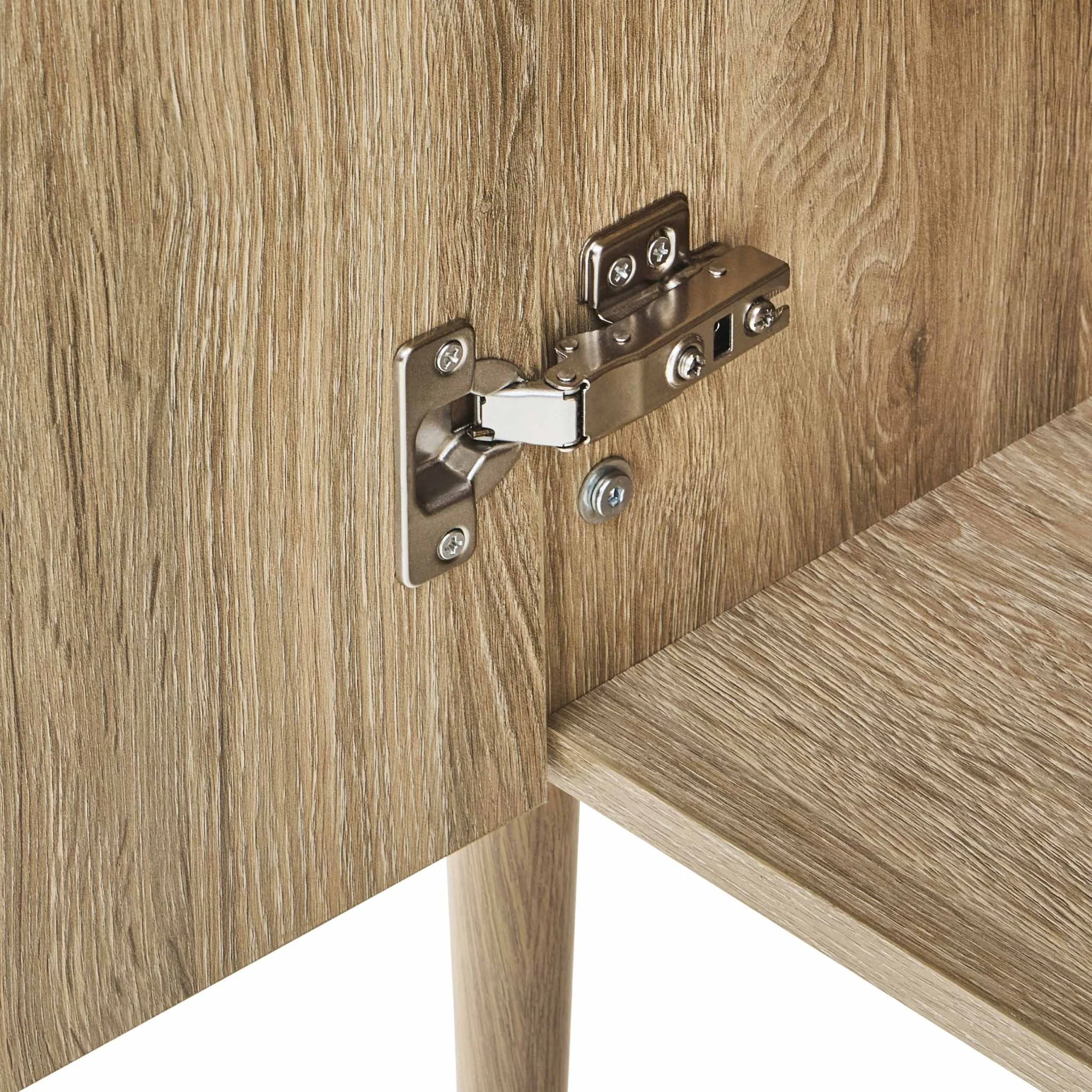 Posy 2 Door Sideboard - Light Wood - Image 8