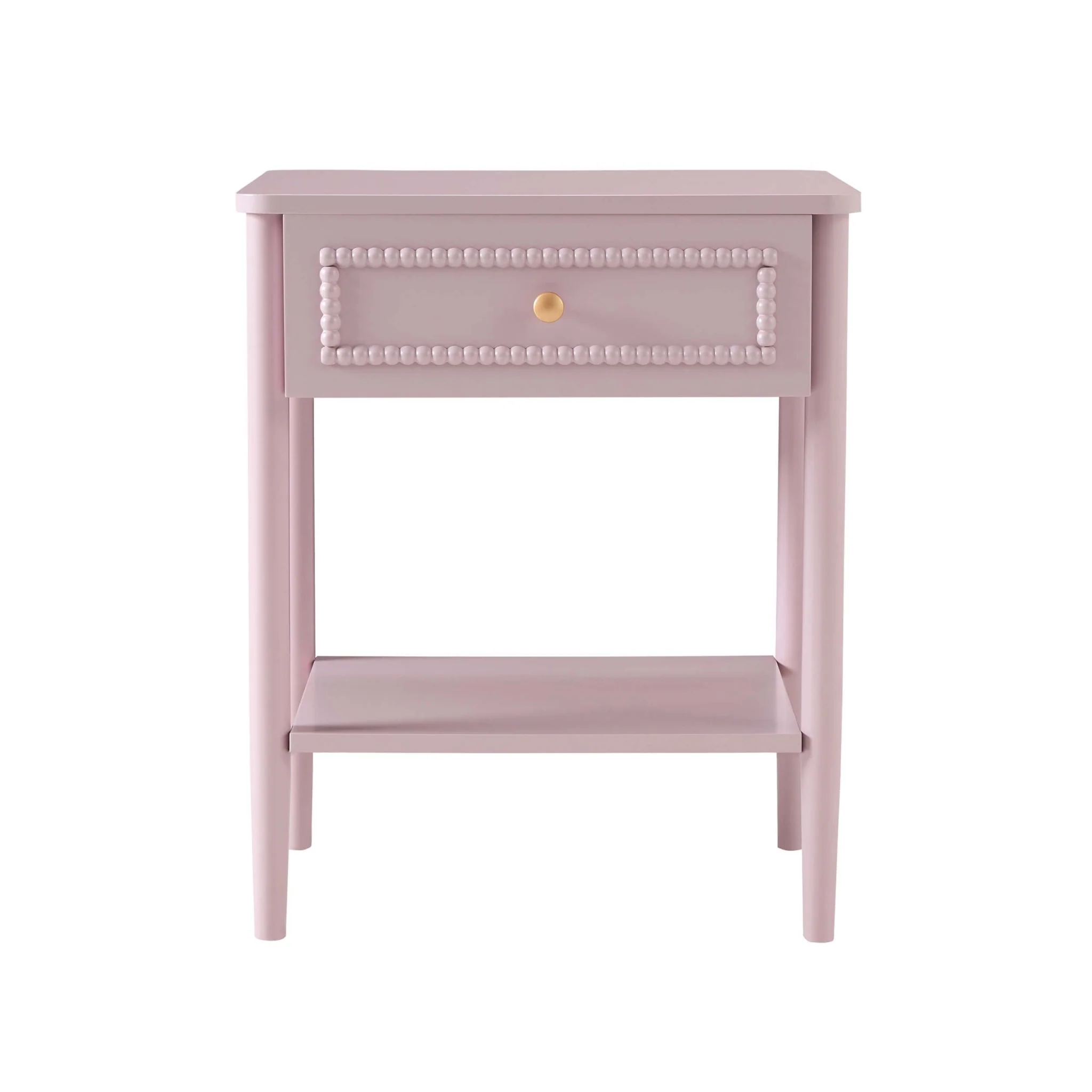 Posy Bobbin 1 Drawer Nightstand - Violet Ice - Image 5