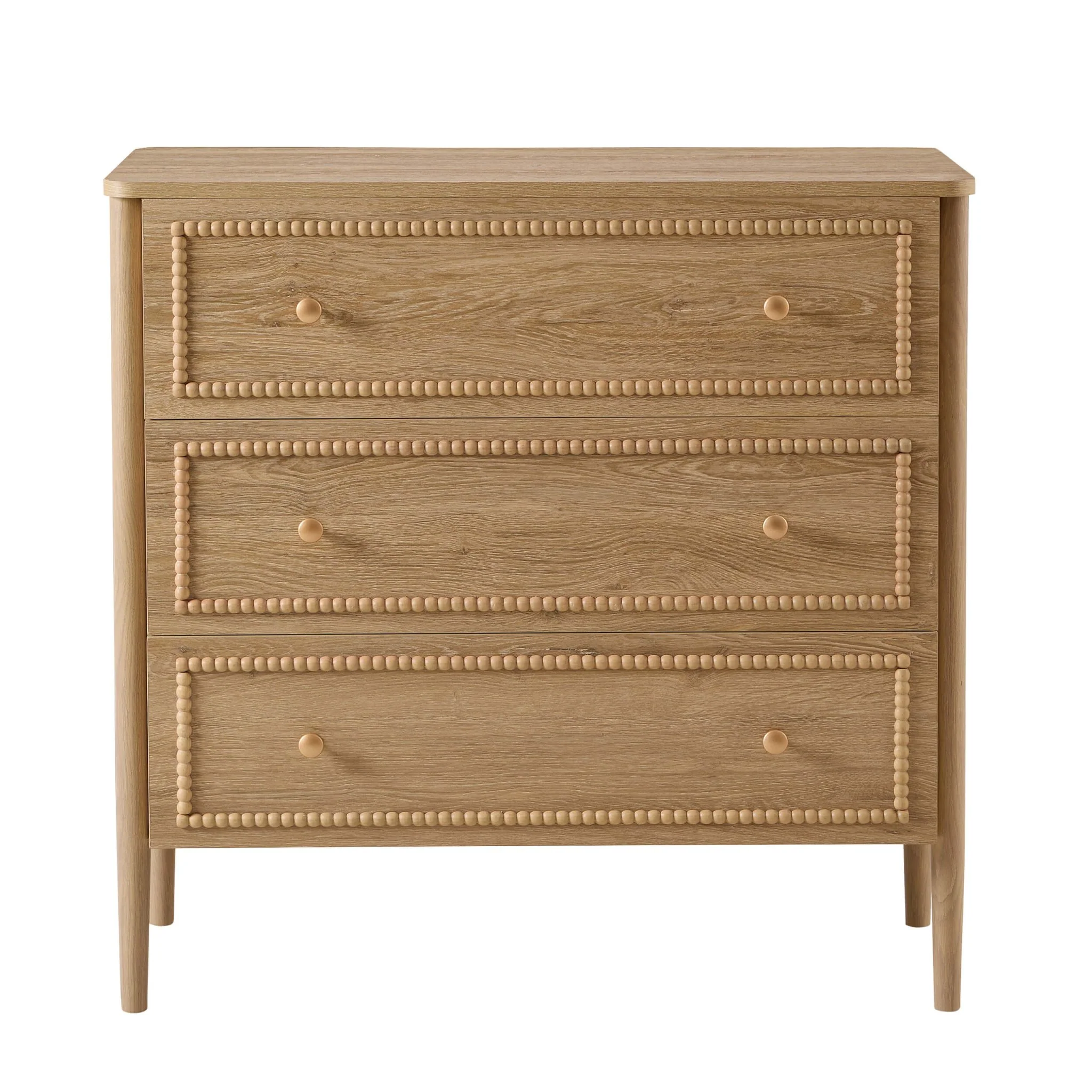 Posy Bobbin 3 Drawer Chest - Light Wood - Image 6