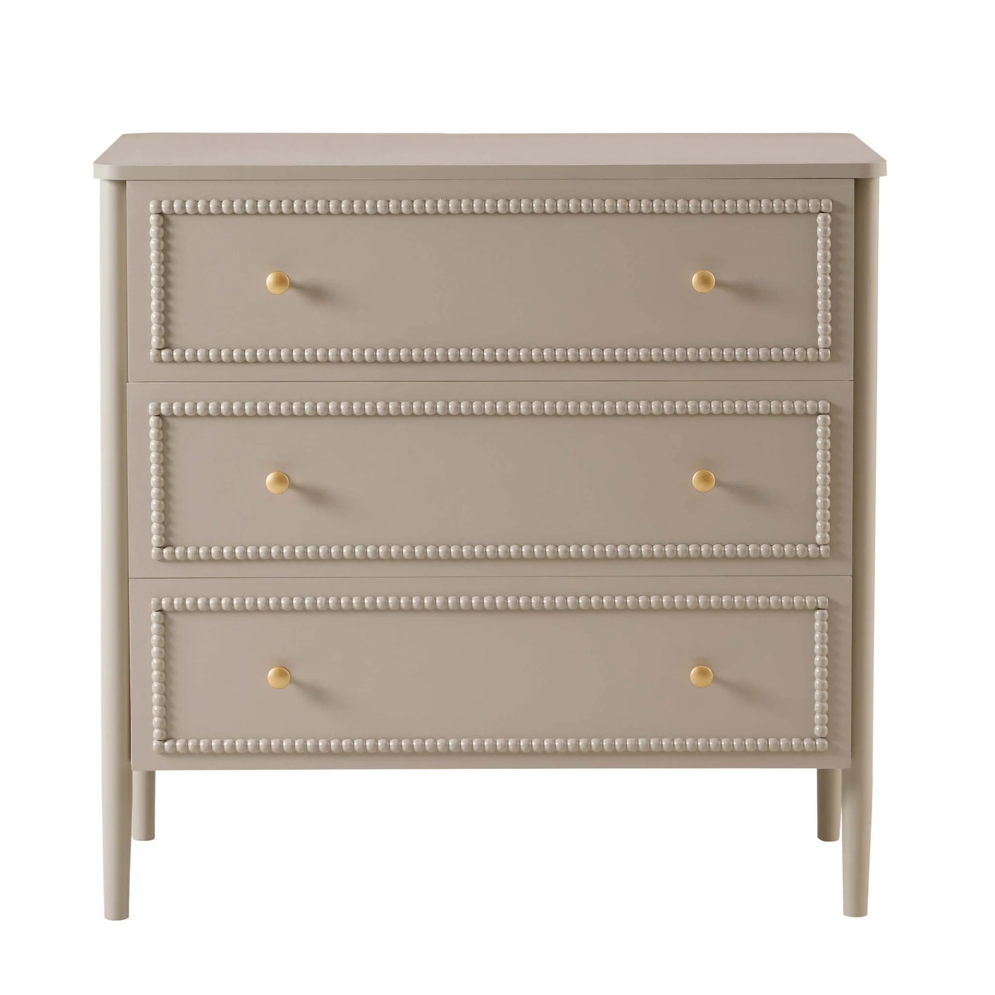 Posy Bobbin 3 Drawer Chest - Taupe - Image 5