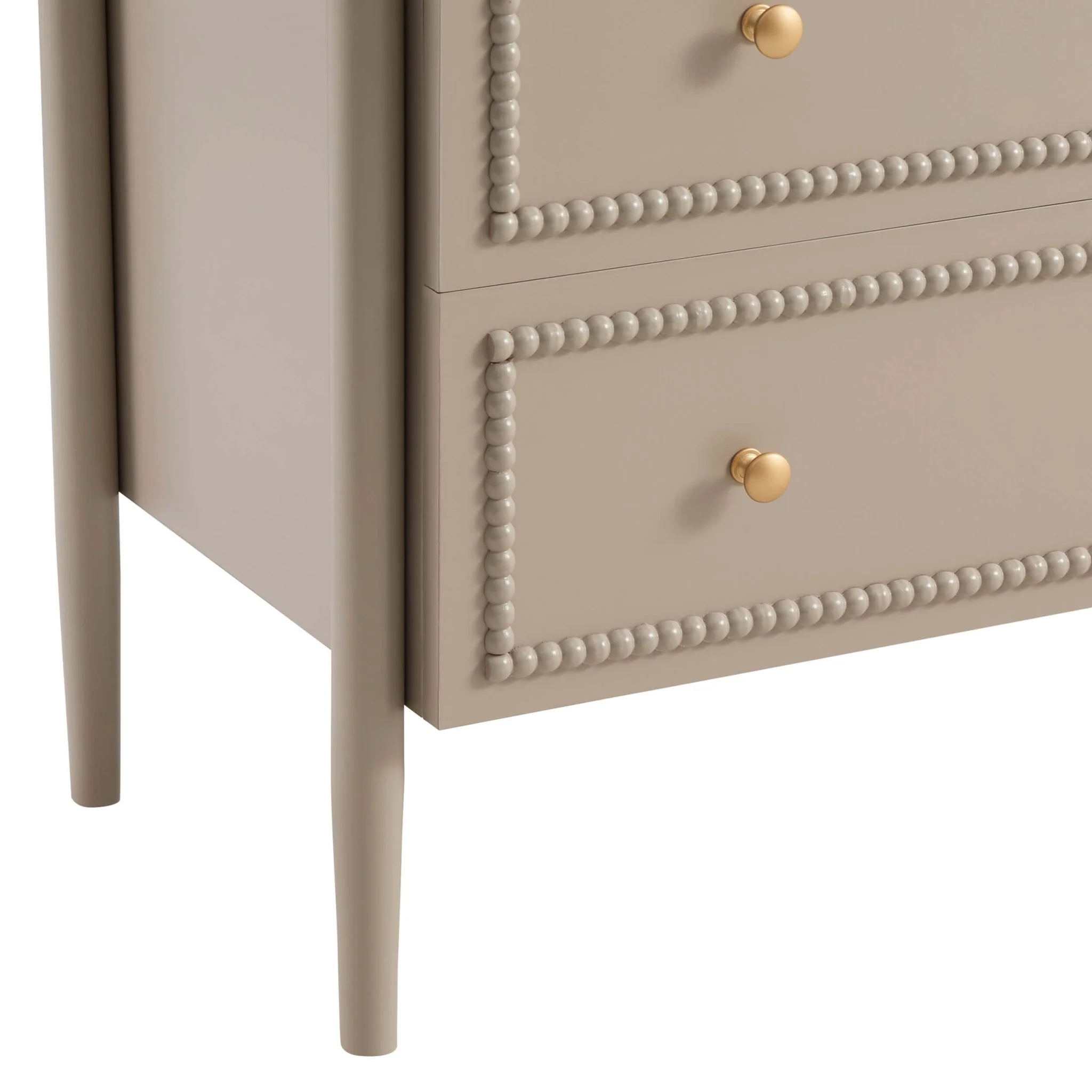 Posy Bobbin 3 Drawer Chest - Taupe - Image 7