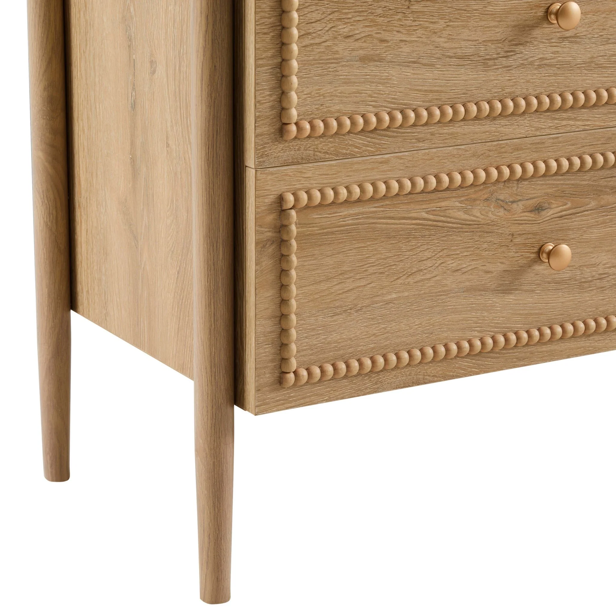 Posy Bobbin 6 Drawer Chest - Light Wood - Image 7