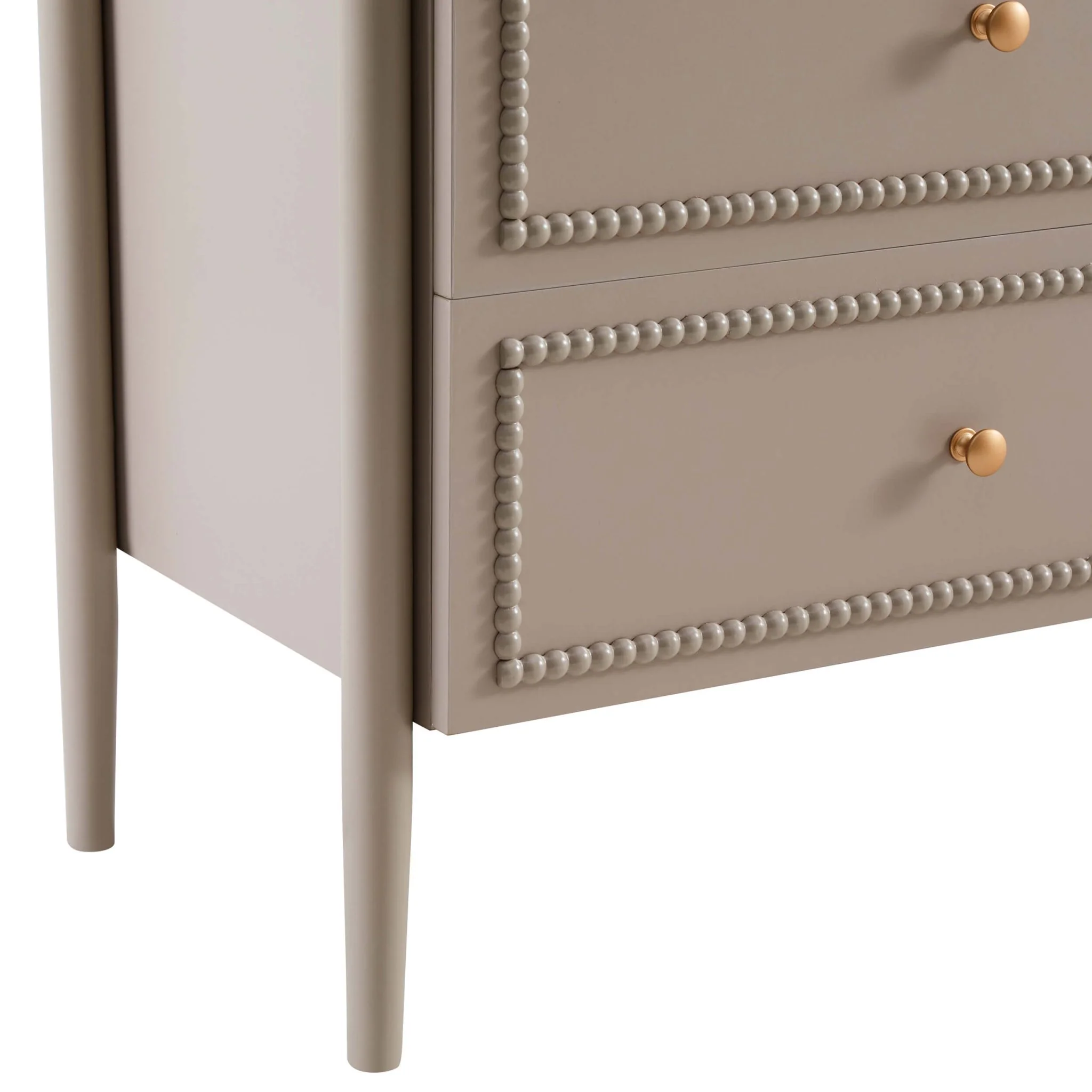 Posy Bobbin 6 Drawer Chest - Taupe - Image 7