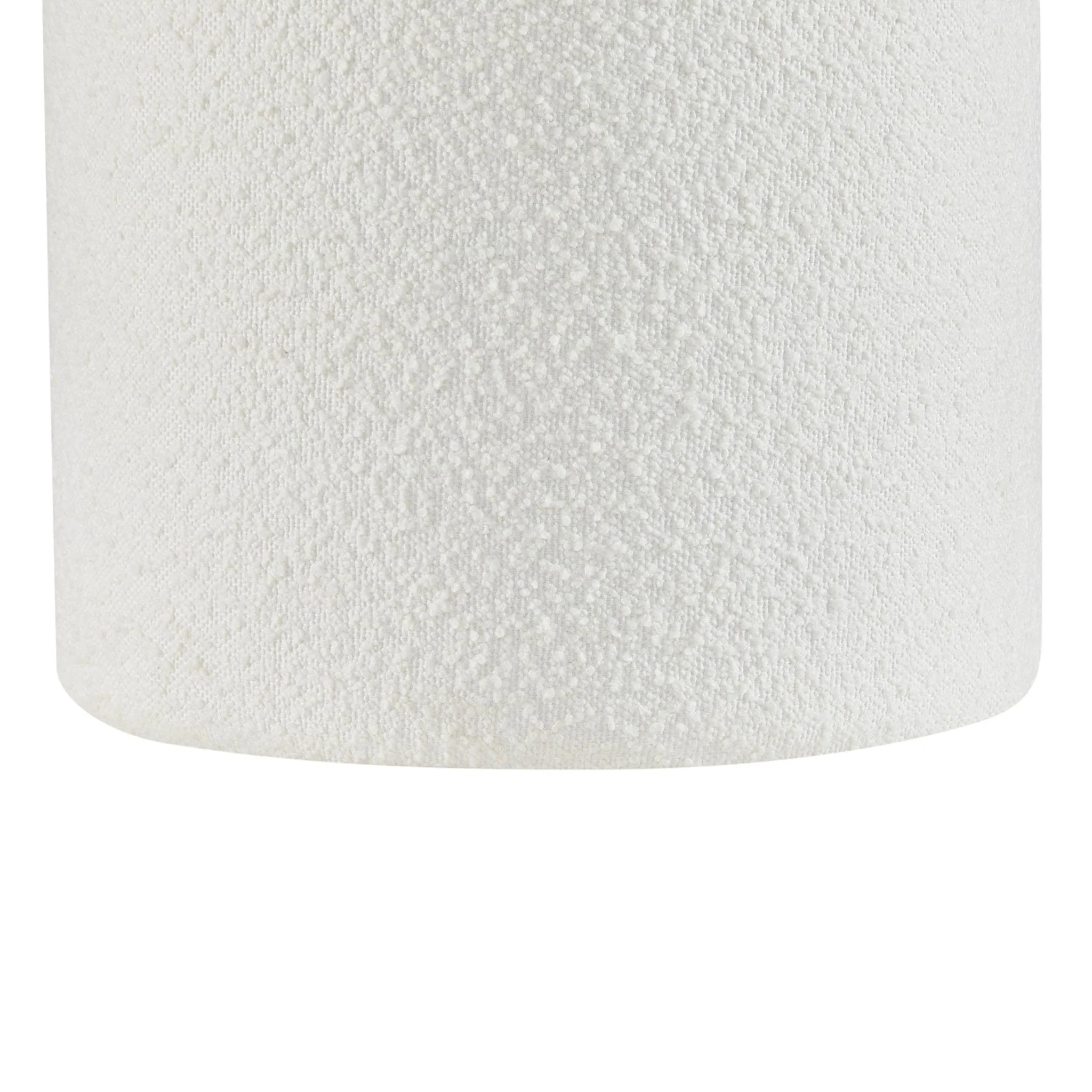 Primrose Boucle Dressing Table Storage Stool - Off White - Image 7