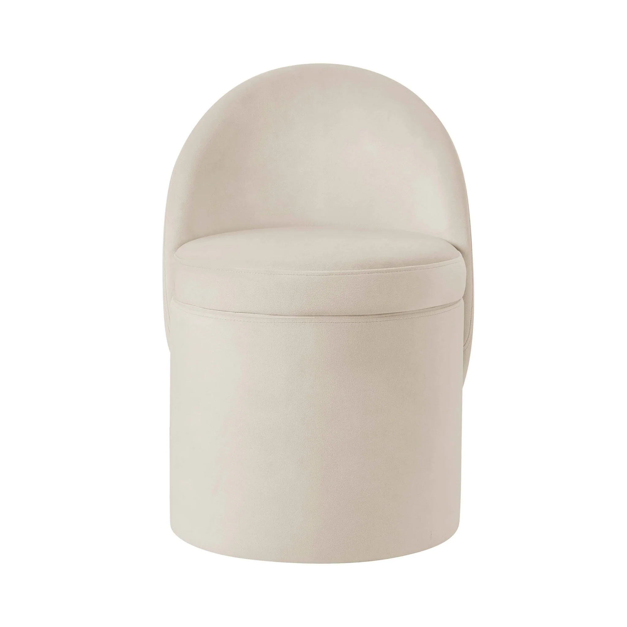 Primrose Dressing Table Storage Stool - Ecru - Image 2