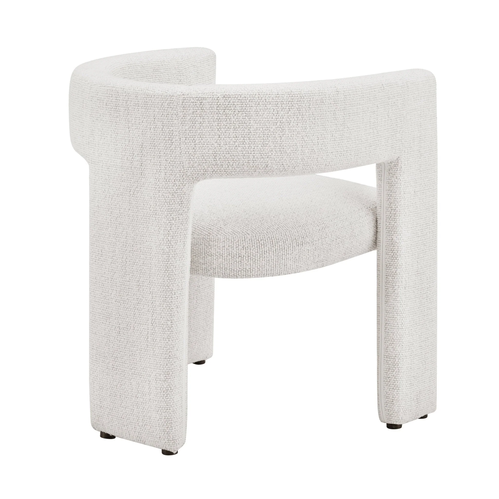 Quinn Chair - Ivory Boucle - Image 4