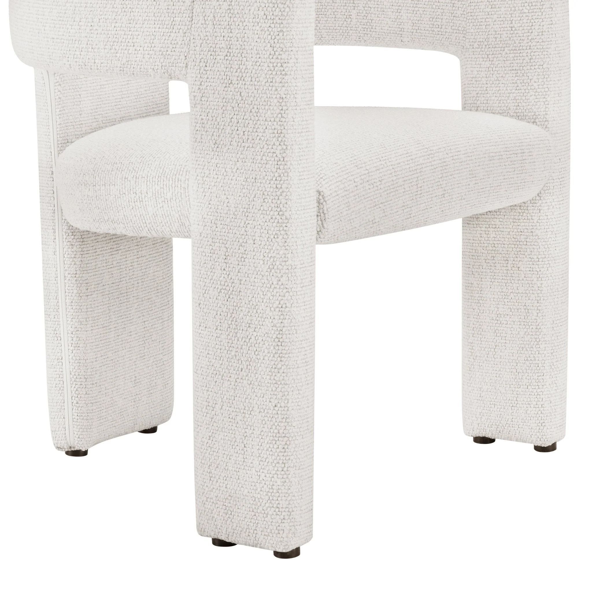 Quinn Chair - Ivory Boucle - Image 6