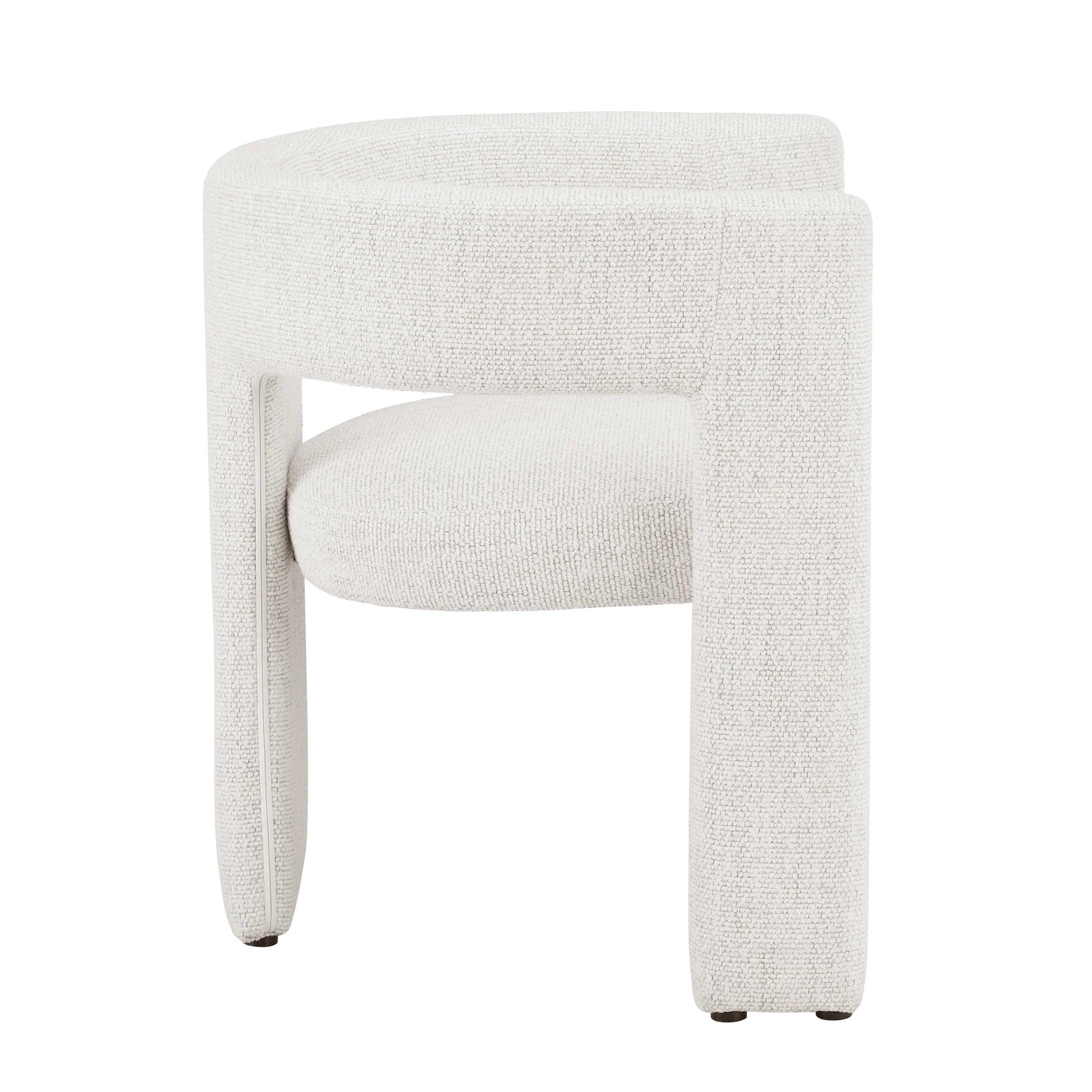 Quinn Chair - Ivory Boucle - Image 7