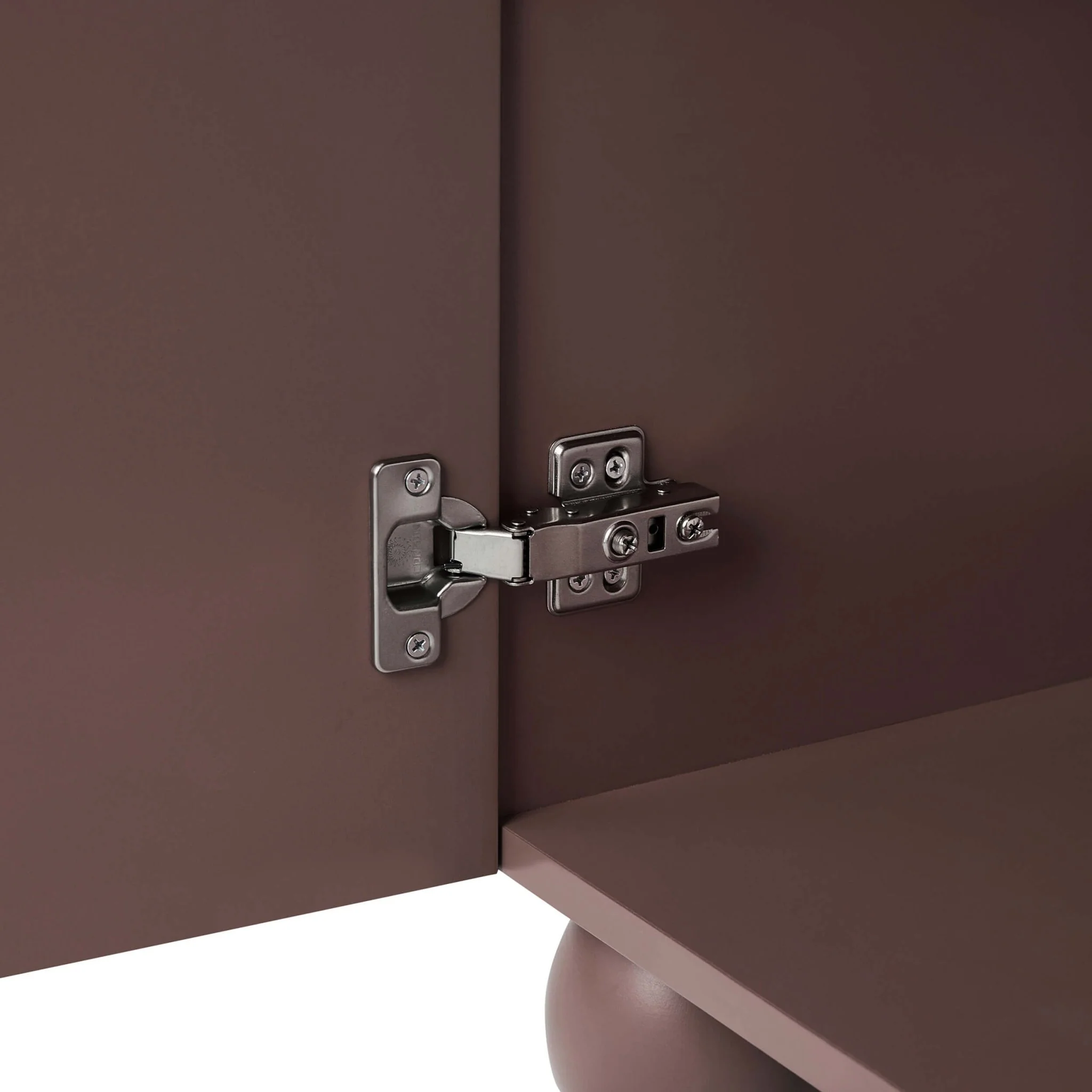 Rachel Arch Front 3 Door Wardrobe - Mocha - Image 7