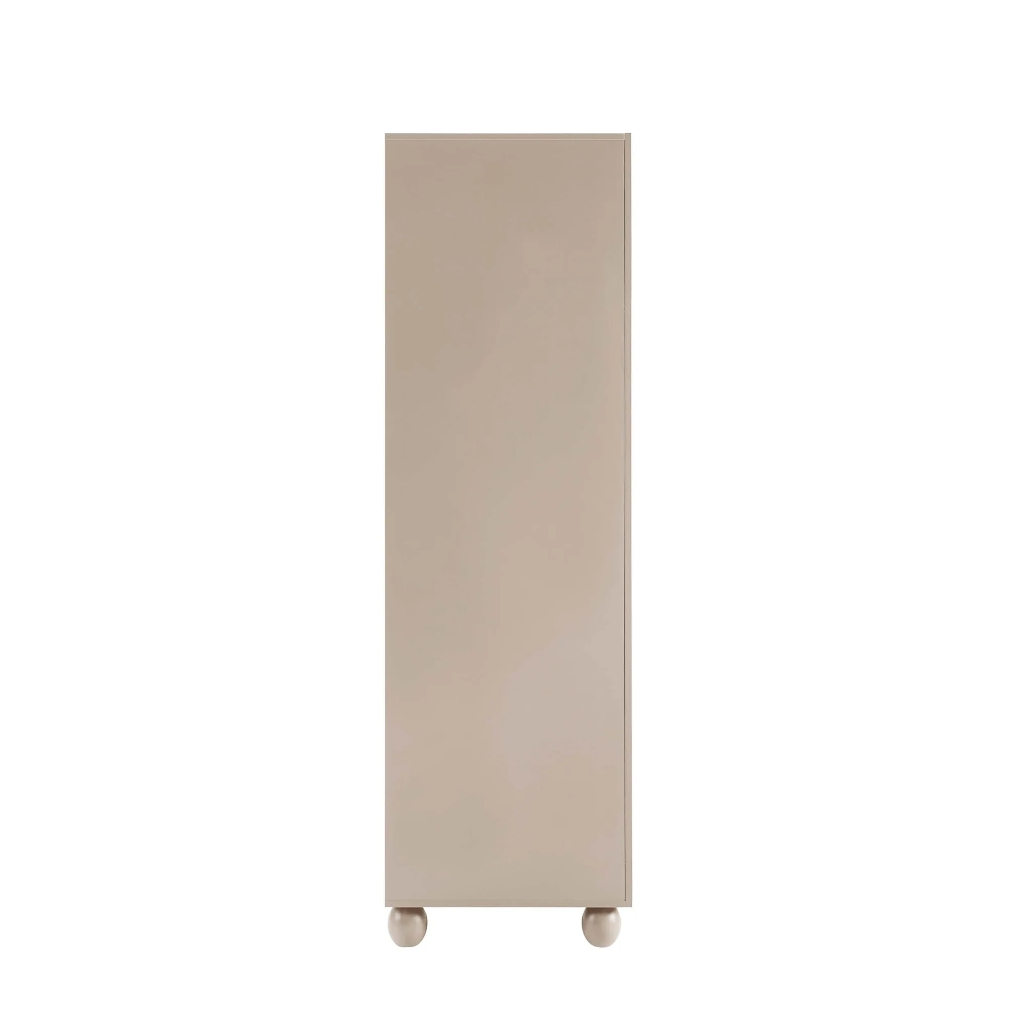 Rachel Arch Front 3 Door Wardrobe - Taupe - Image 6