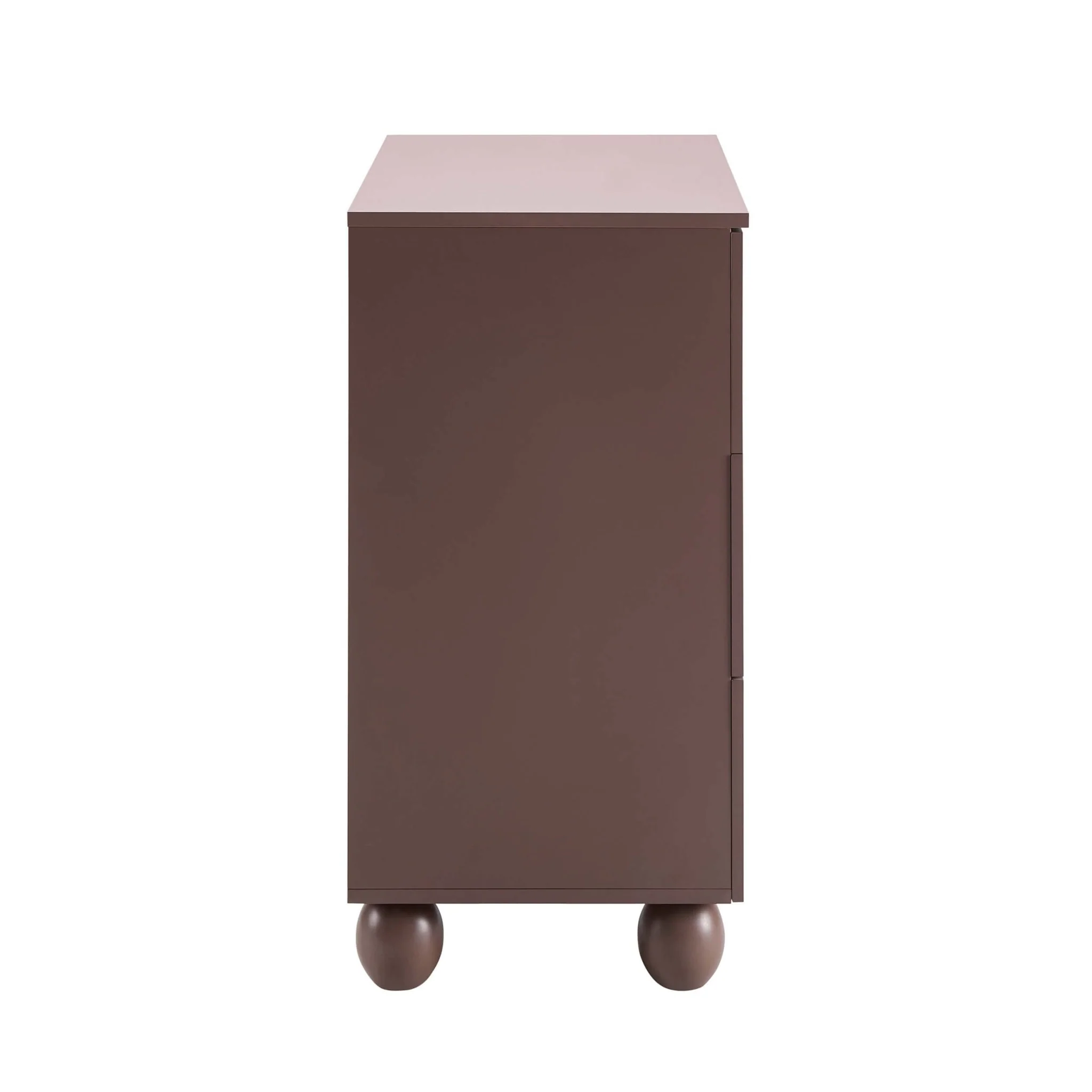 Rachel Arch Front 3 Drawer Chest - Mocha - Image 6