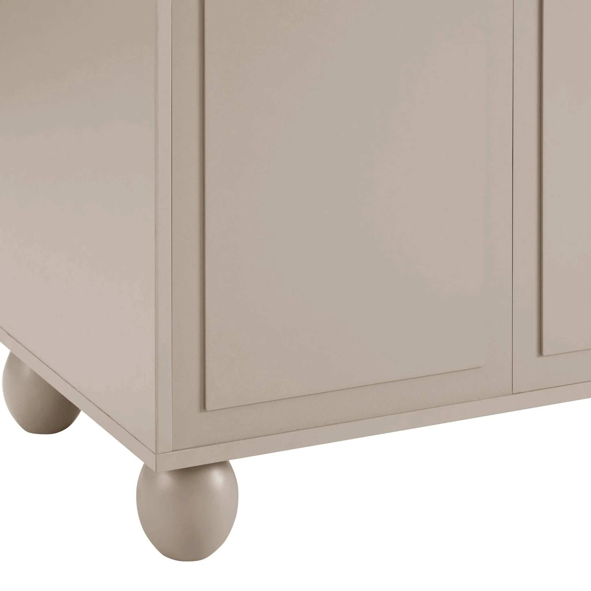 Rachel Arch Front 4 Door Sideboard - Taupe - Image 8