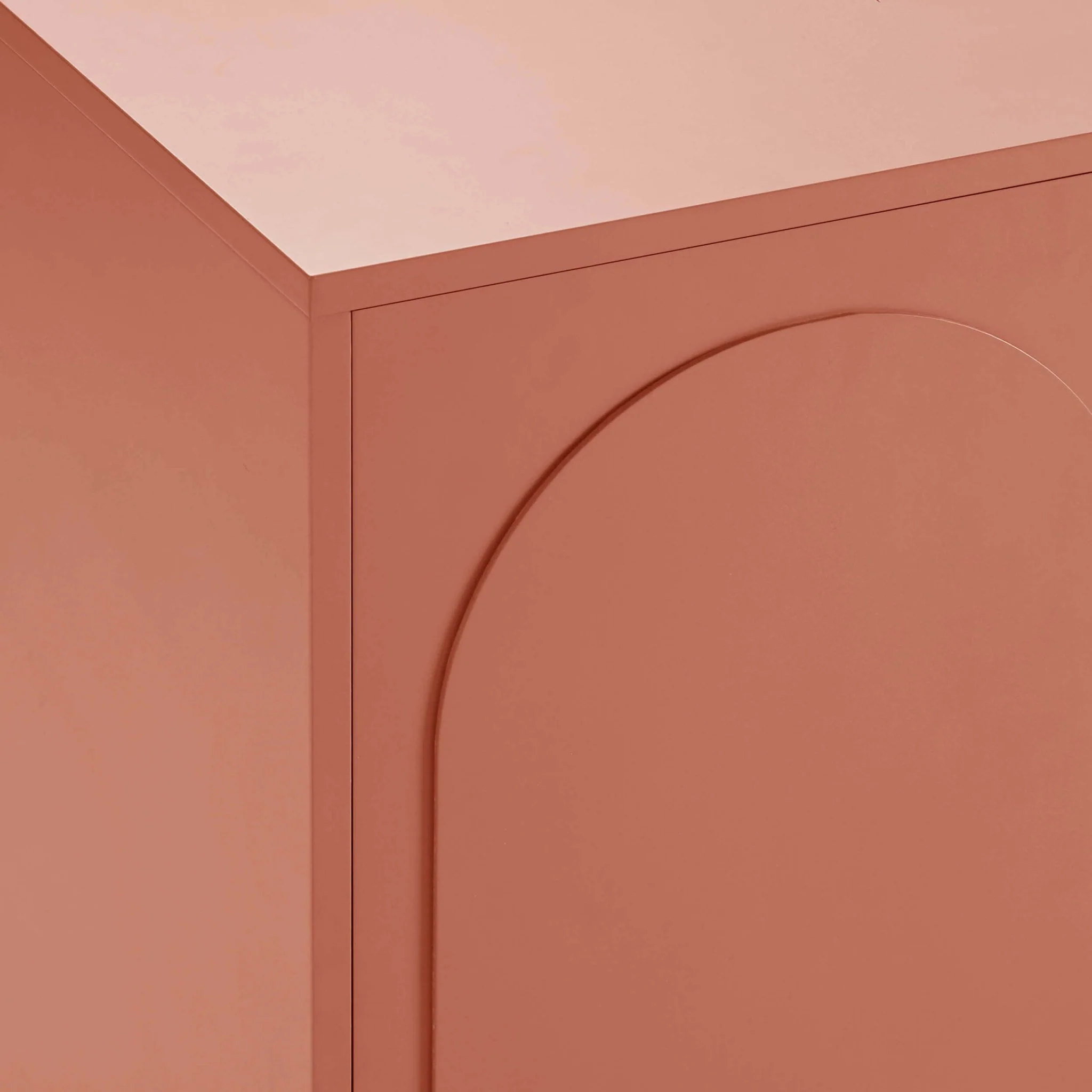 Rachel Arch Front 4 Door Sideboard - Terracotta - Image 7