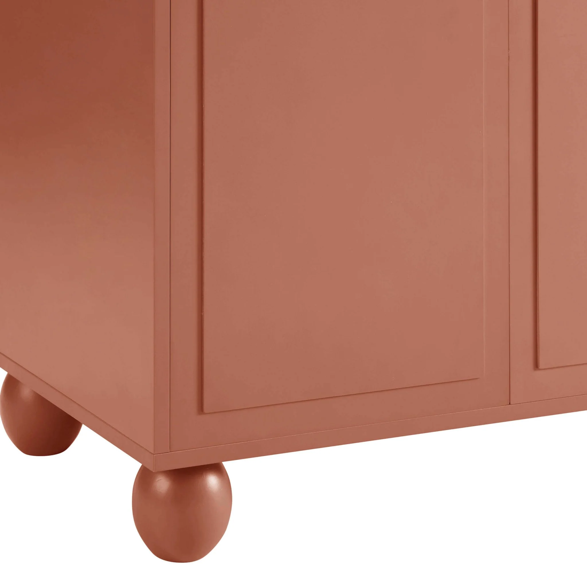 Rachel Arch Front 4 Door Sideboard - Terracotta - Image 8