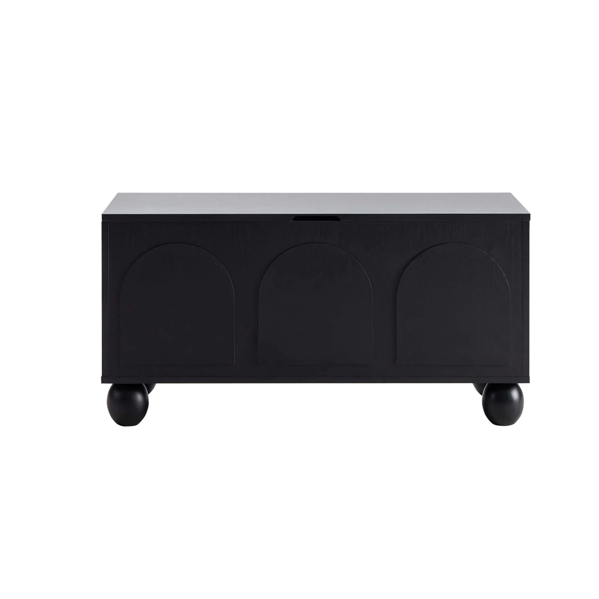 Rachel Arch Front Seated Storage - Black - Image 3