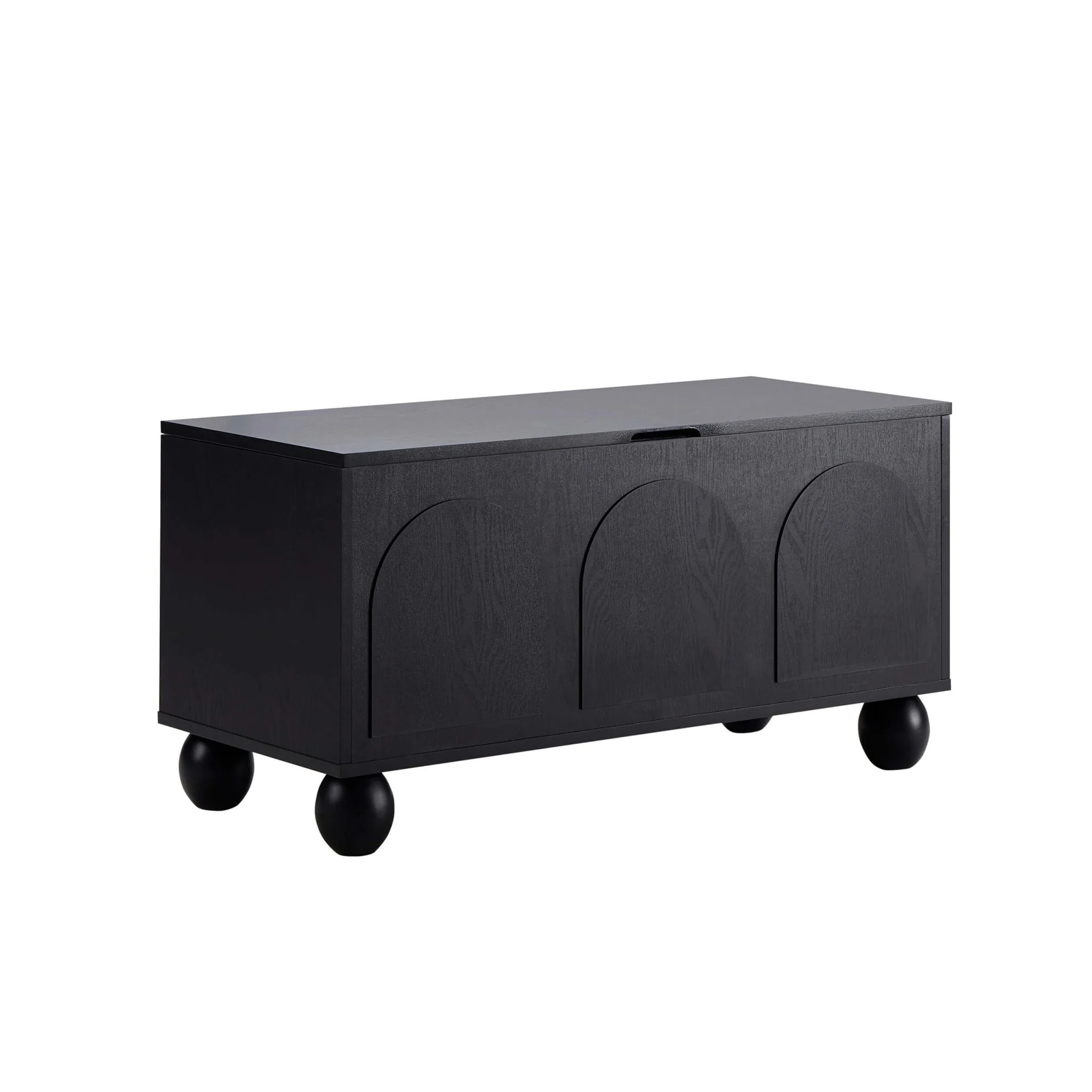 Rachel Arch Front Seated Storage - Black - Image 4