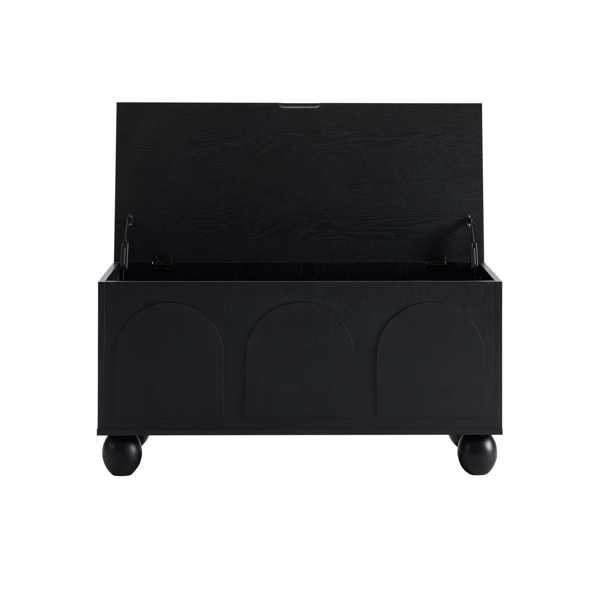 Rachel Arch Front Seated Storage - Black - Image 5
