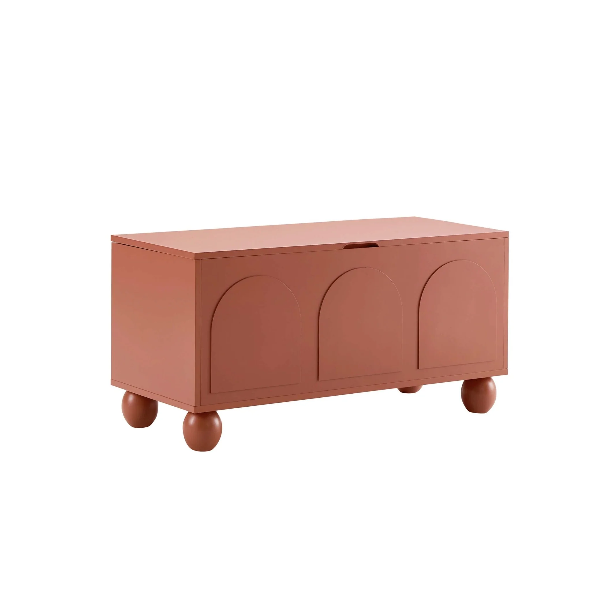 Rachel Arch Front Seated Storage - Terracotta - Image 4