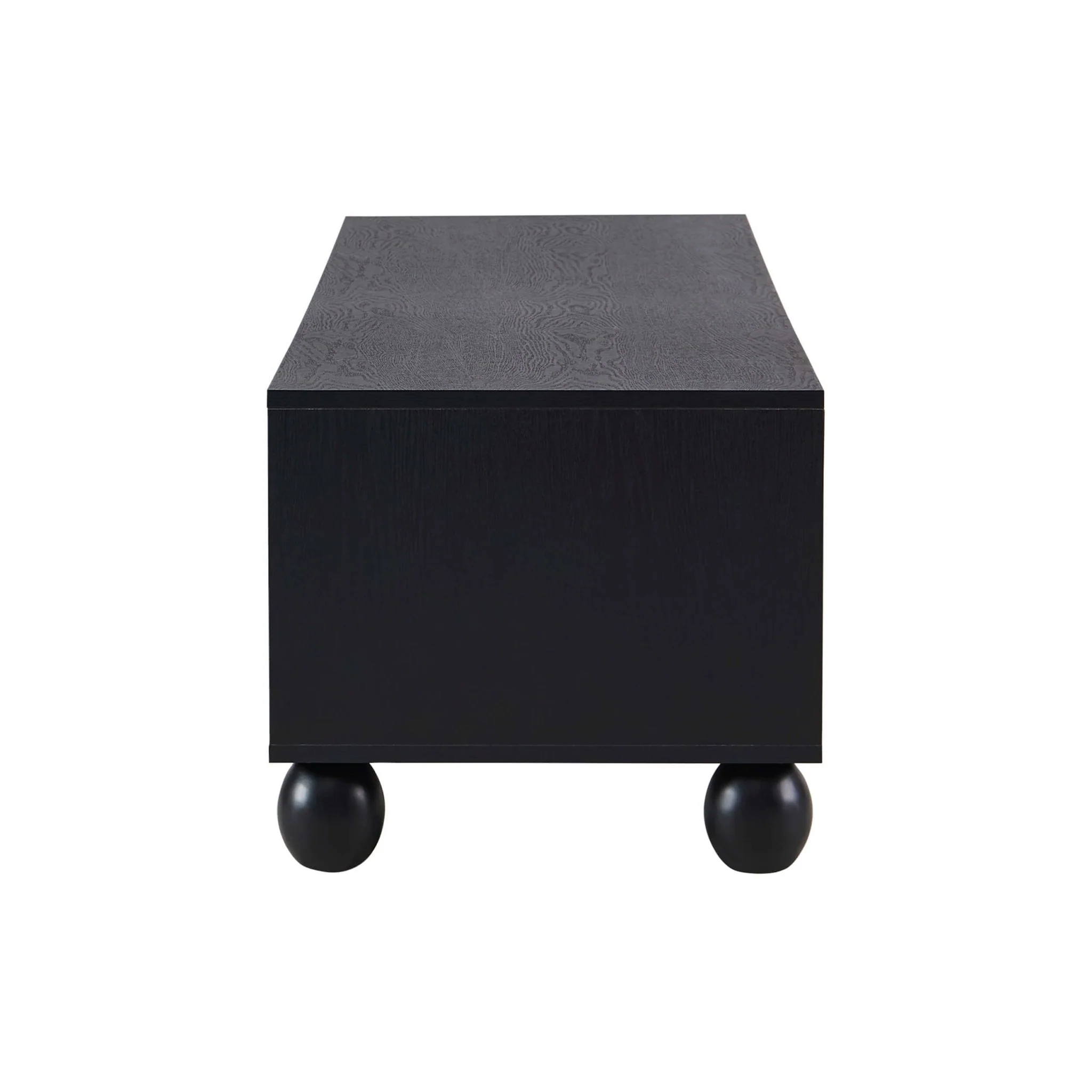 Rachel Arch Front Tv Unit for TVs up to 75"- Black - Image 6