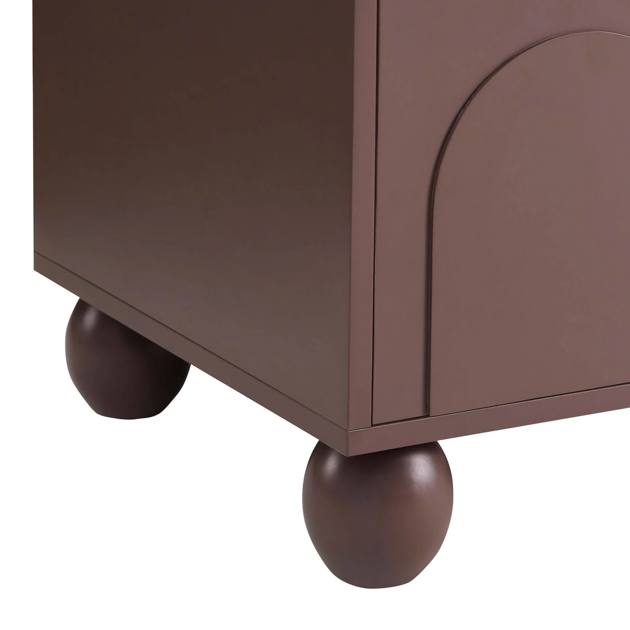 Rachel Arch Front Tv Unit for TVs up to 75" - Mocha - Image 7