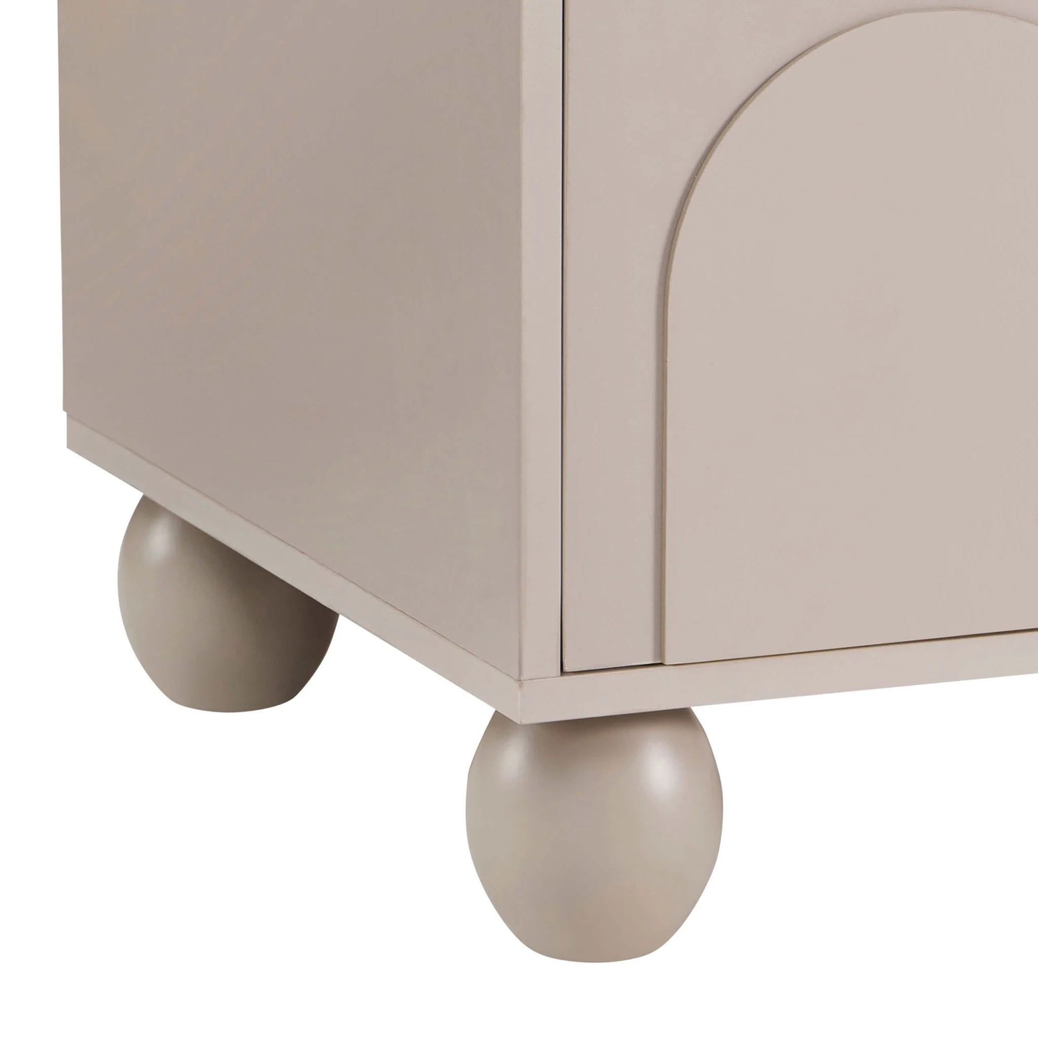 Rachel Arch Front Tv Unit for TVs up to 75" - Taupe - Image 7