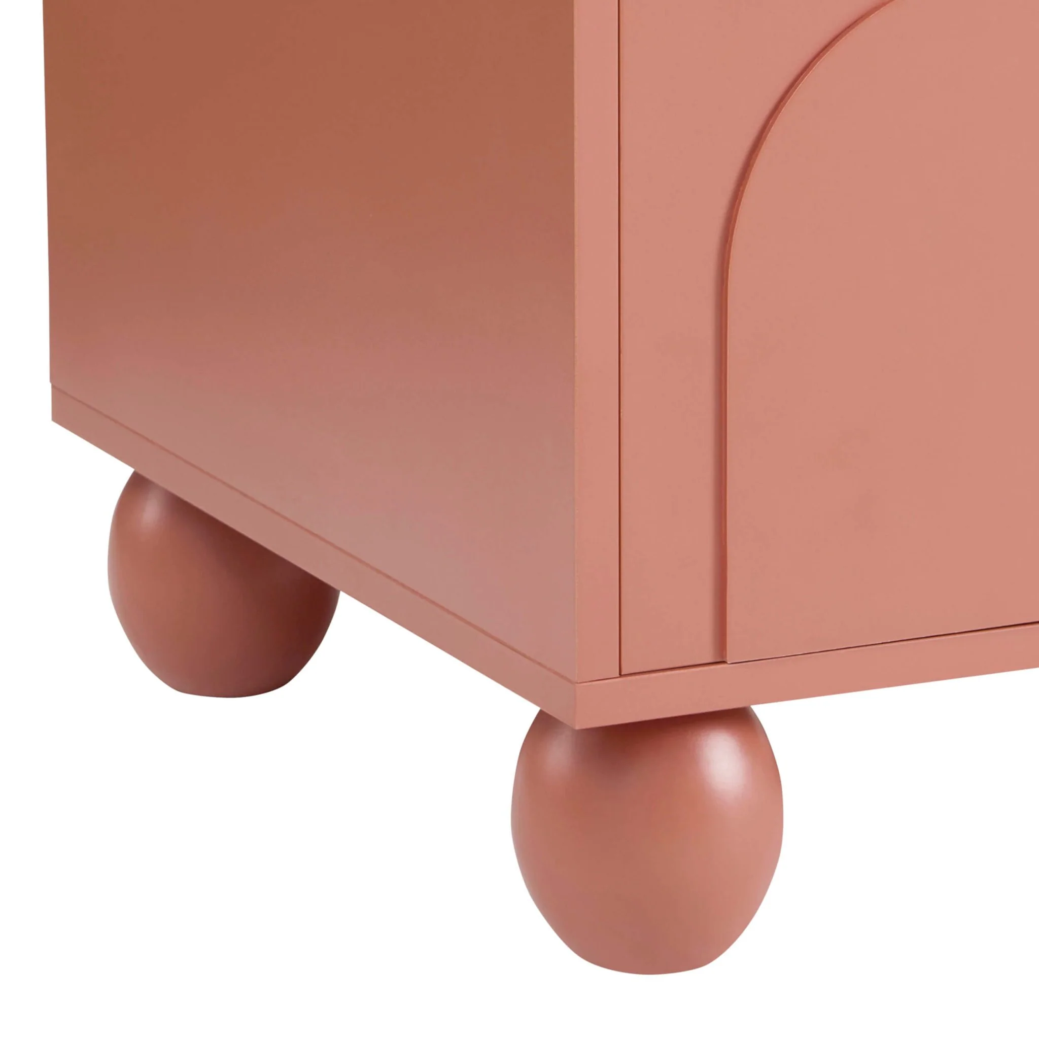Rachel Arch Front Tv Unit for TVs up to 75"-Terracotta - Image 7